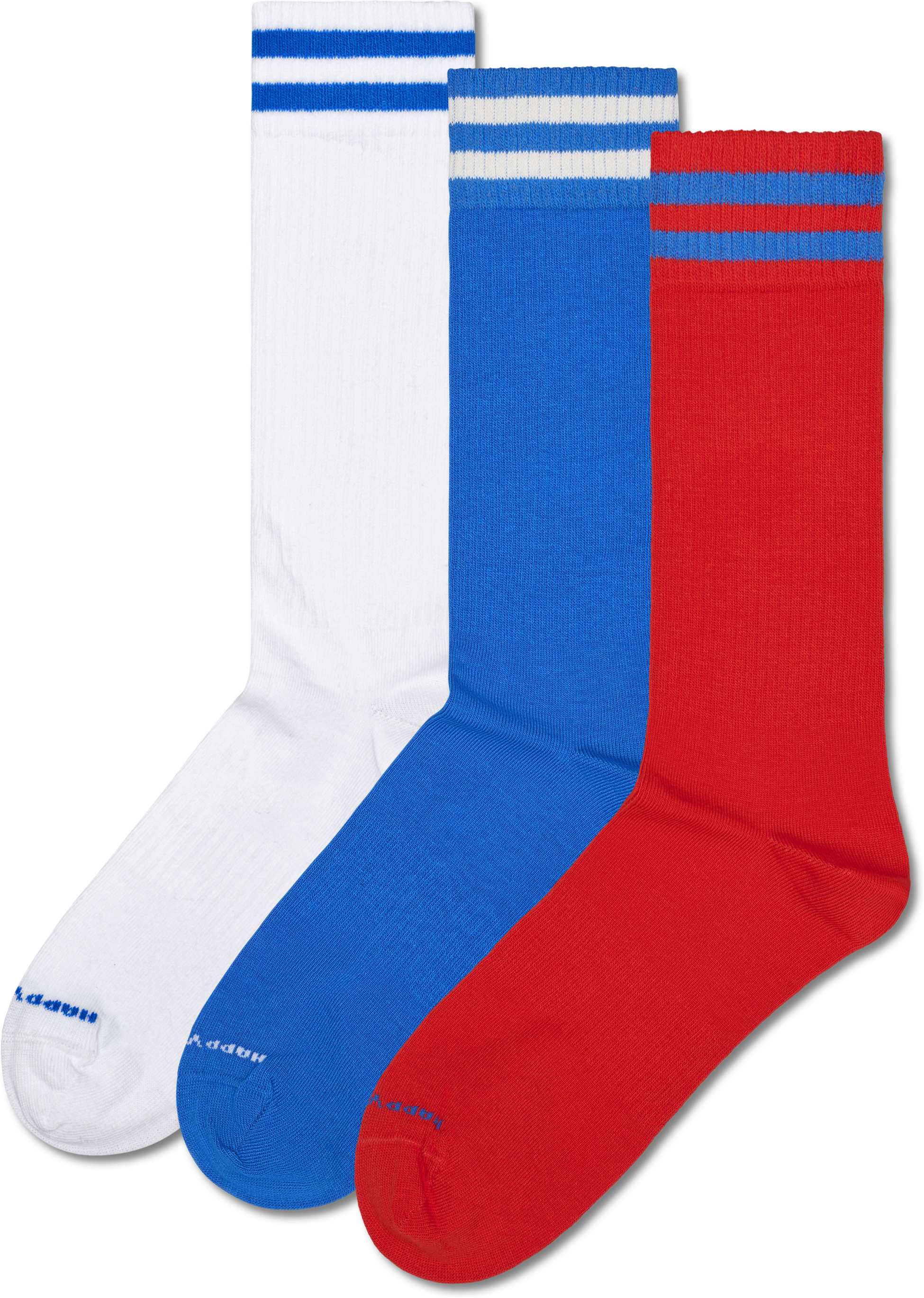 HAPPY SOCKS, 3-pack Solid Sneaker Socks