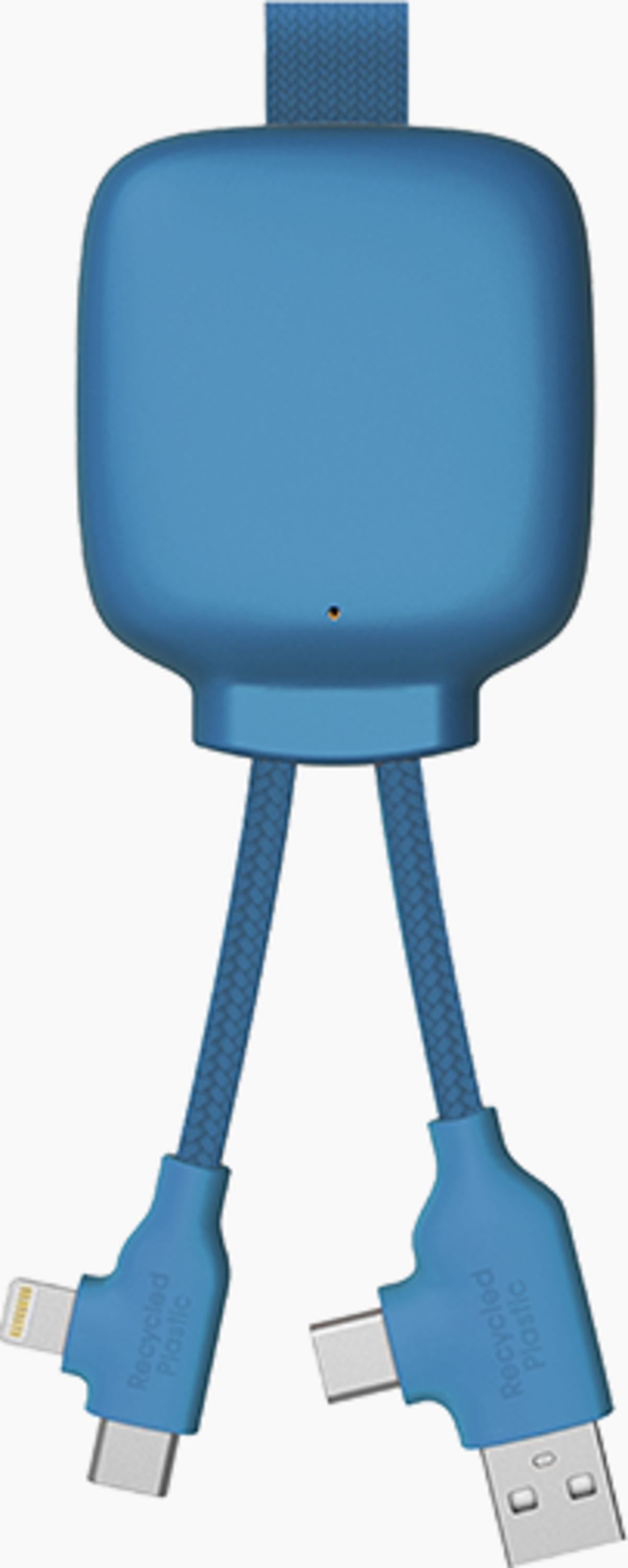 XOOPAR, 3000 Mah Powerbank I &Aring;tervunnen Plast - Gamma Lite Bl&aring;