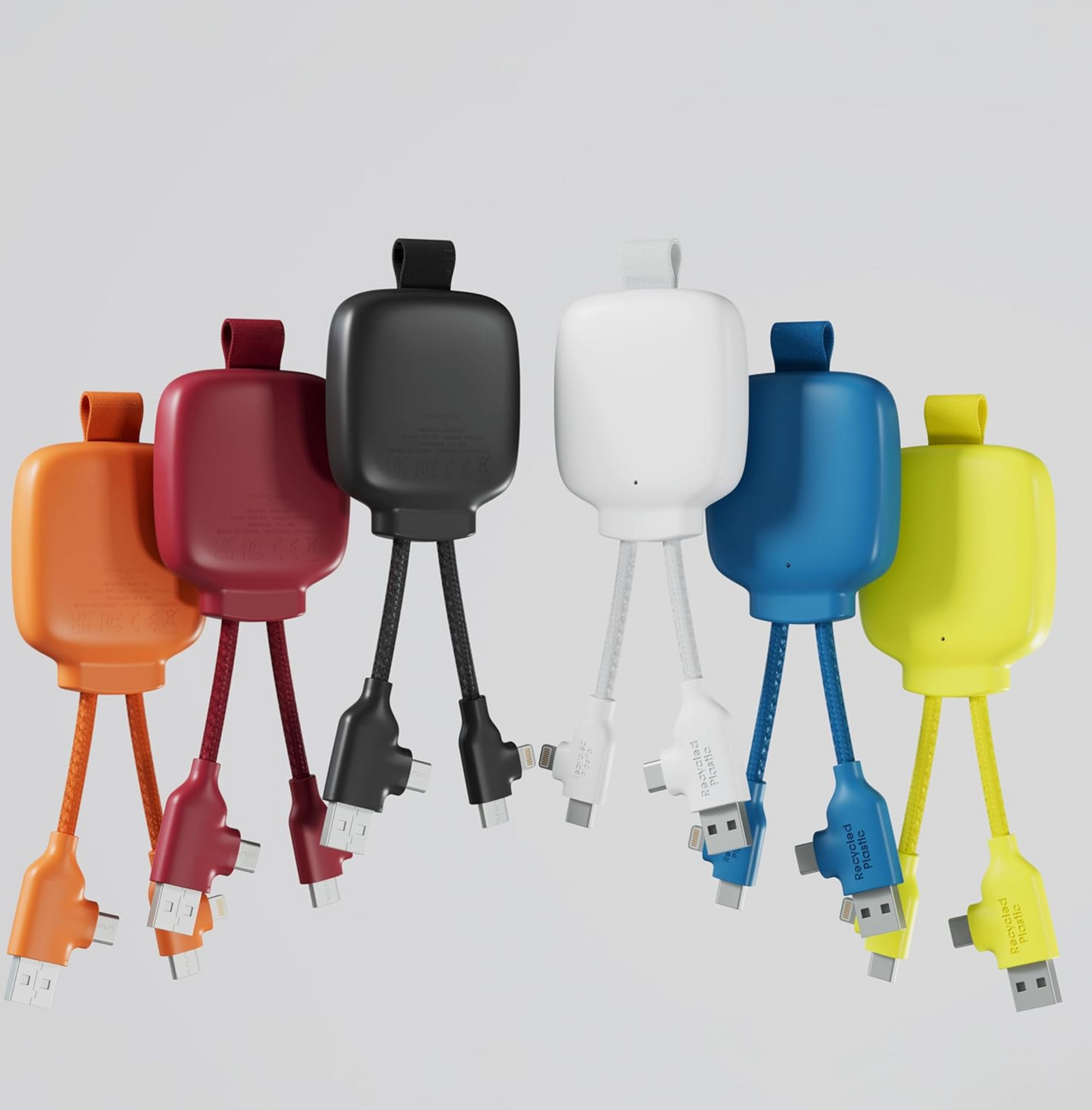 XOOPAR, 3000 Mah Powerbank I Återvunnen Plast - Gamma Lite Orange