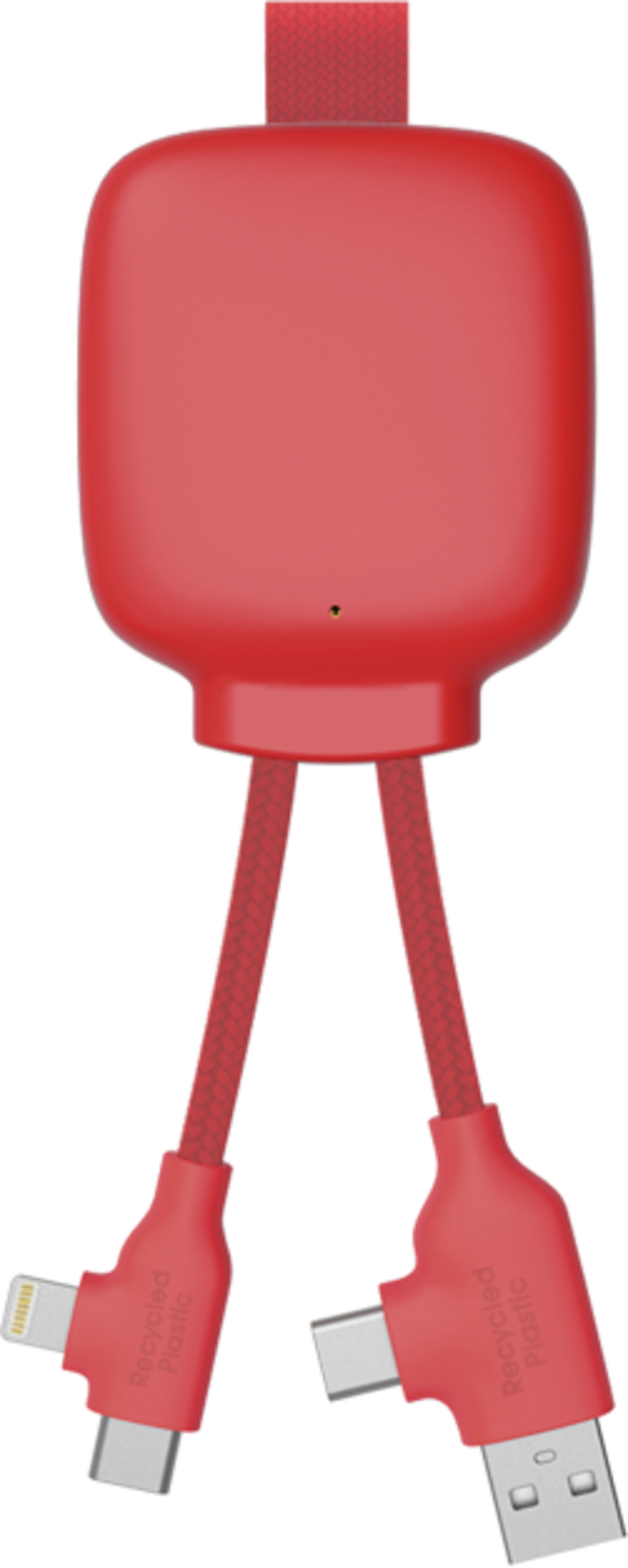 XOOPAR, 3000 Mah Powerbank I &Aring;tervunnen Plast - Gamma Lite R&ouml;d