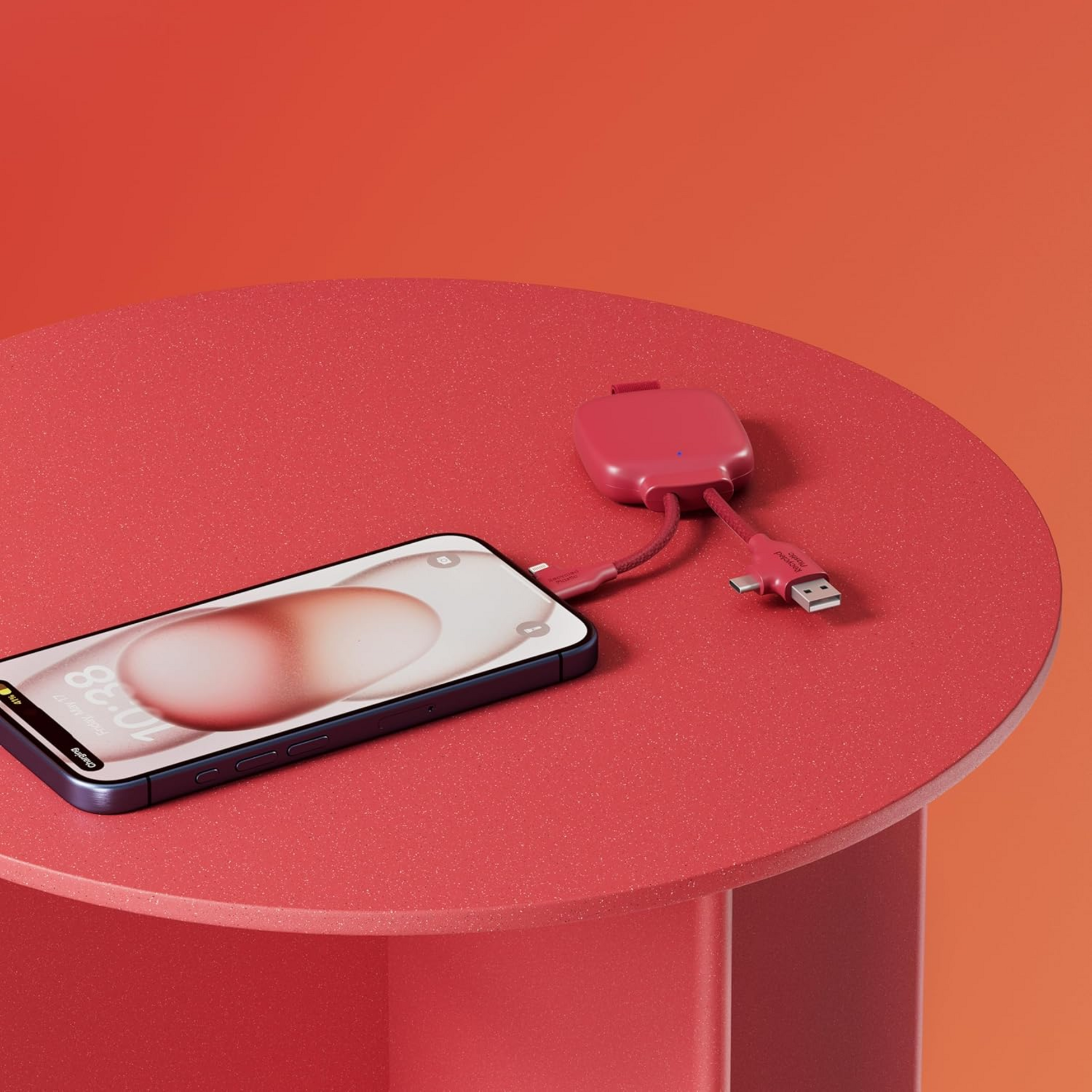 XOOPAR, 3000 Mah Powerbank I &Aring;tervunnen Plast - Gamma Lite R&ouml;d