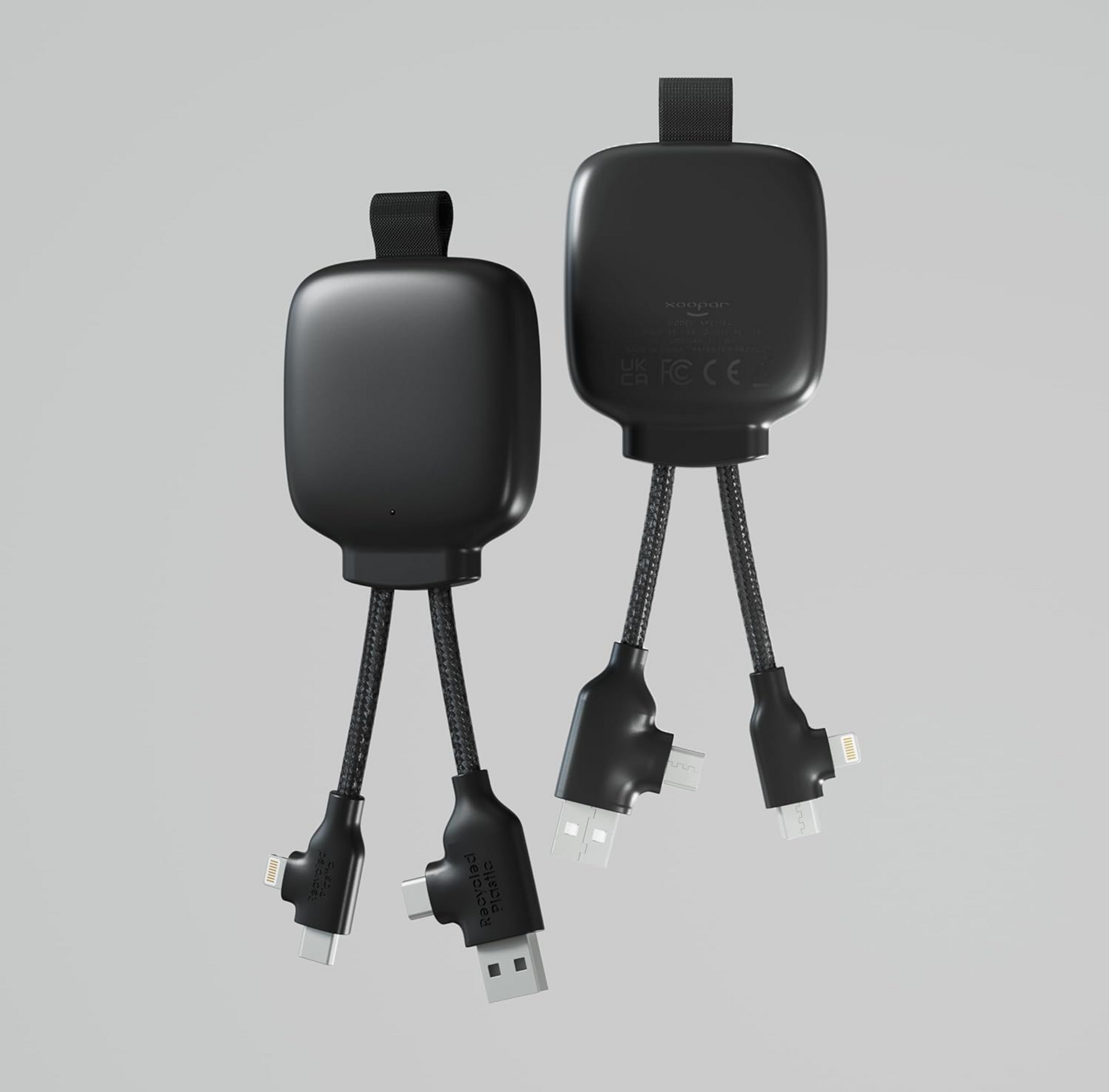 XOOPAR, 3000 Mah Powerbank I &Aring;tervunnen Plast - Gamma Lite Svart