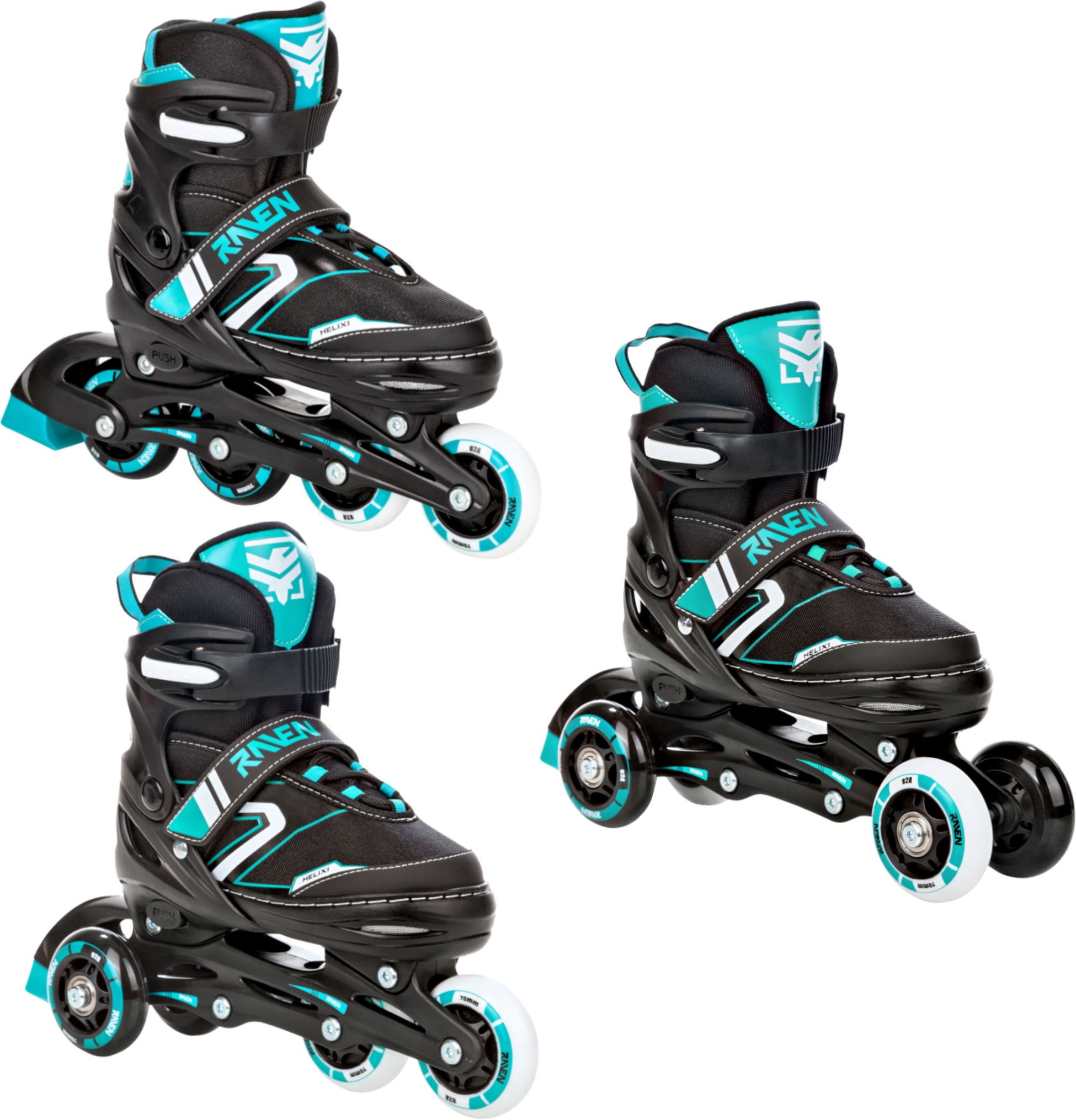 RAVEN, 3in1 Helixi (2 Front Led Wheels)