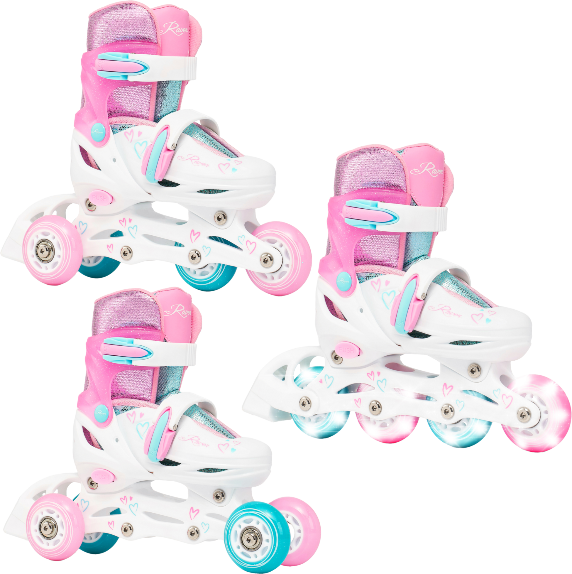 RAVEN, 3in1 Loret (all Led Wheels)