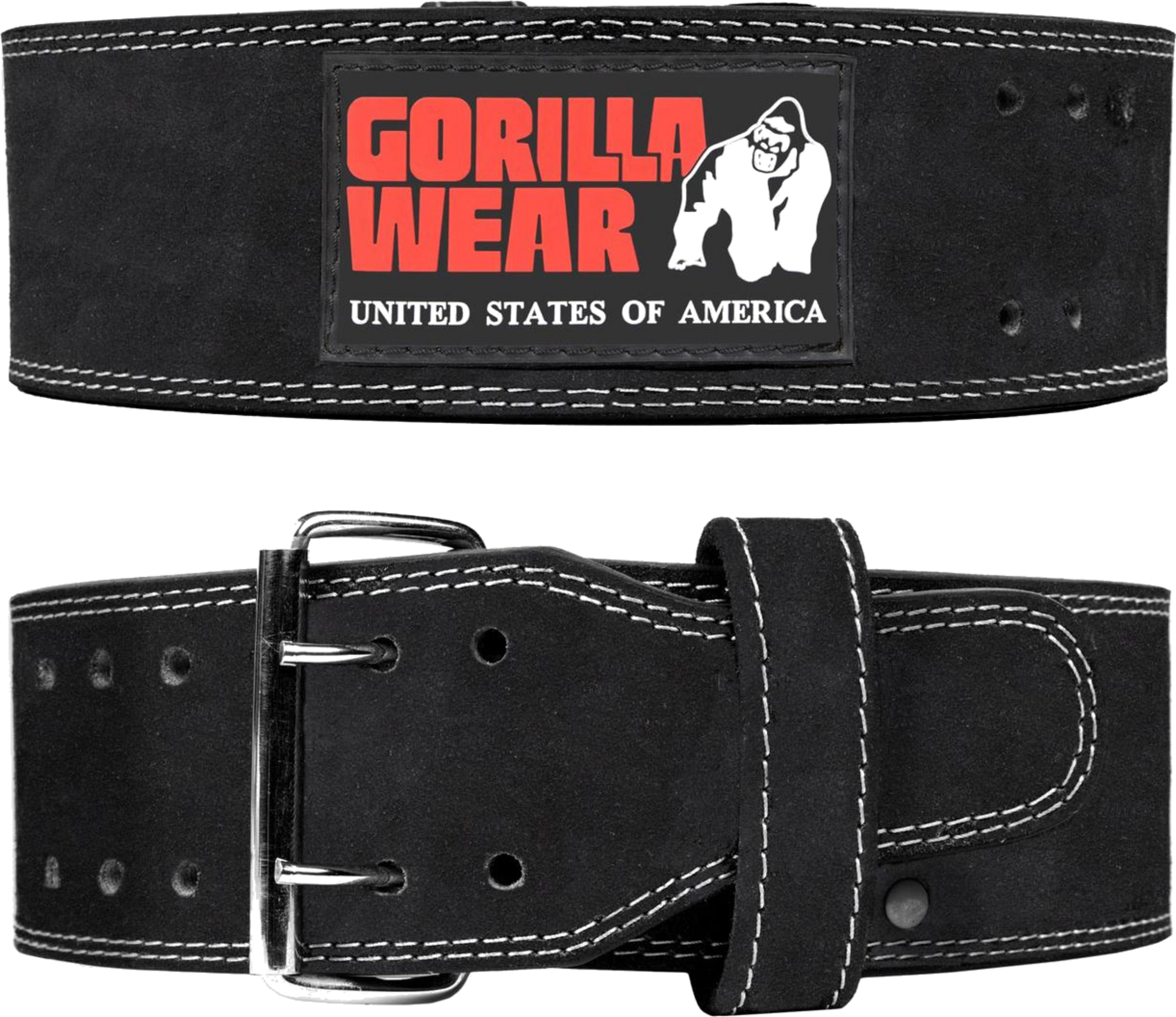 GORILLA WEAR, 4 Inch Powerlifting Belt