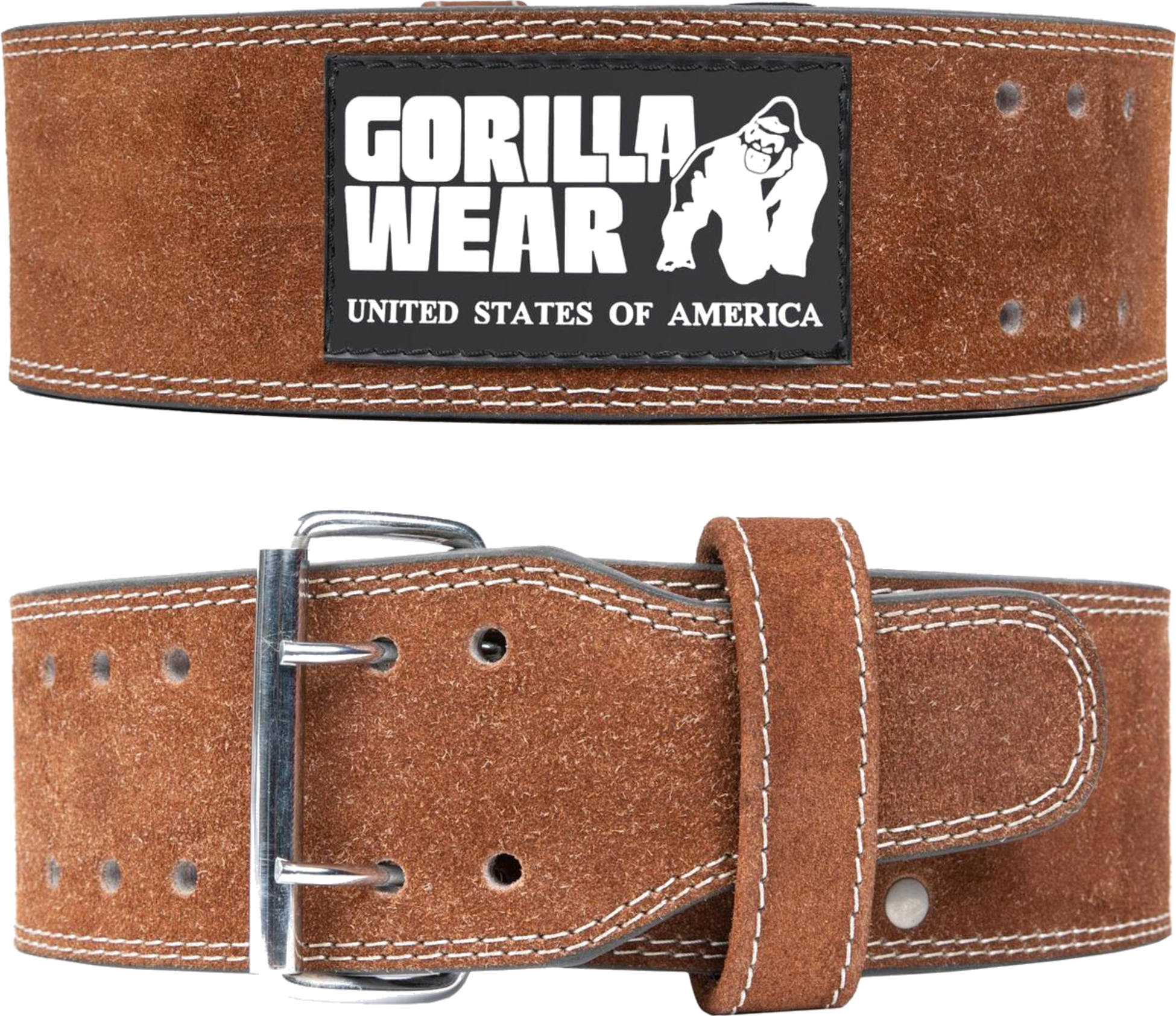 GORILLA WEAR, 4 Inch Powerlifting Belt