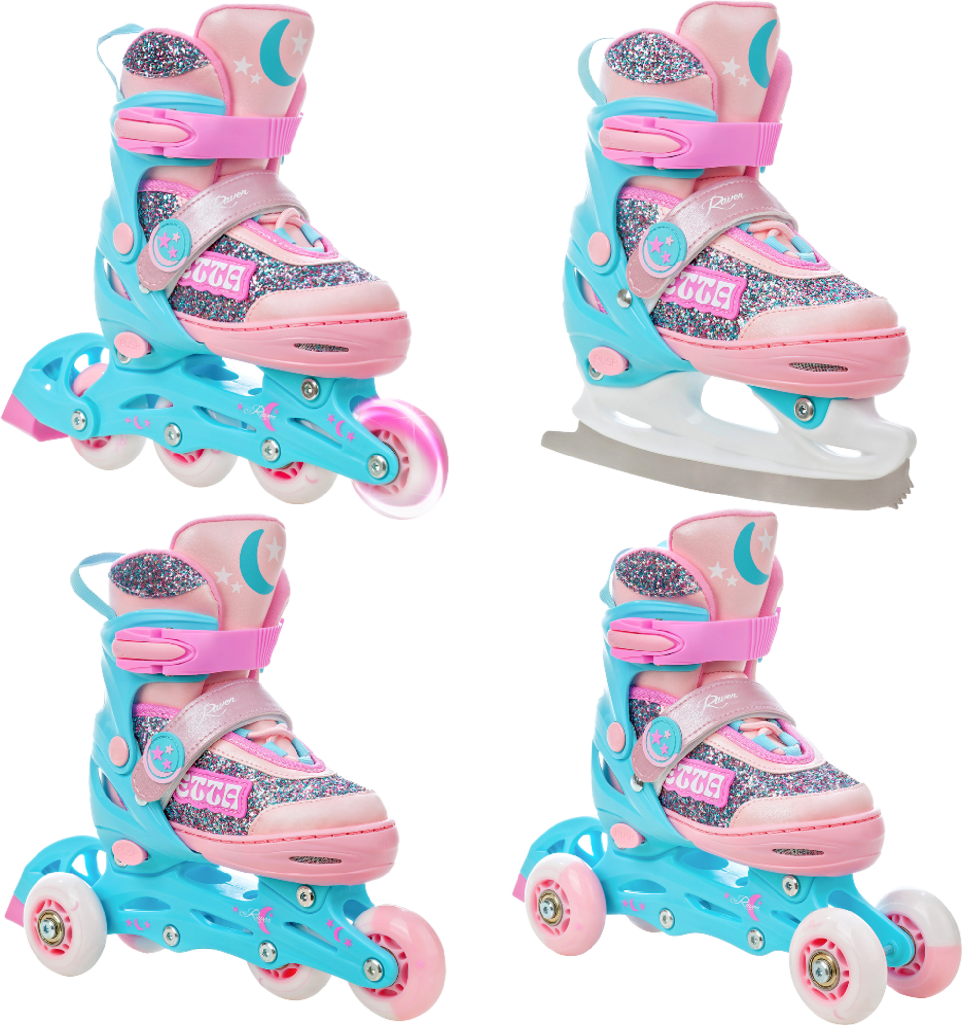 RAVEN, 4in1 Etta (front And Rear Led Wheels)