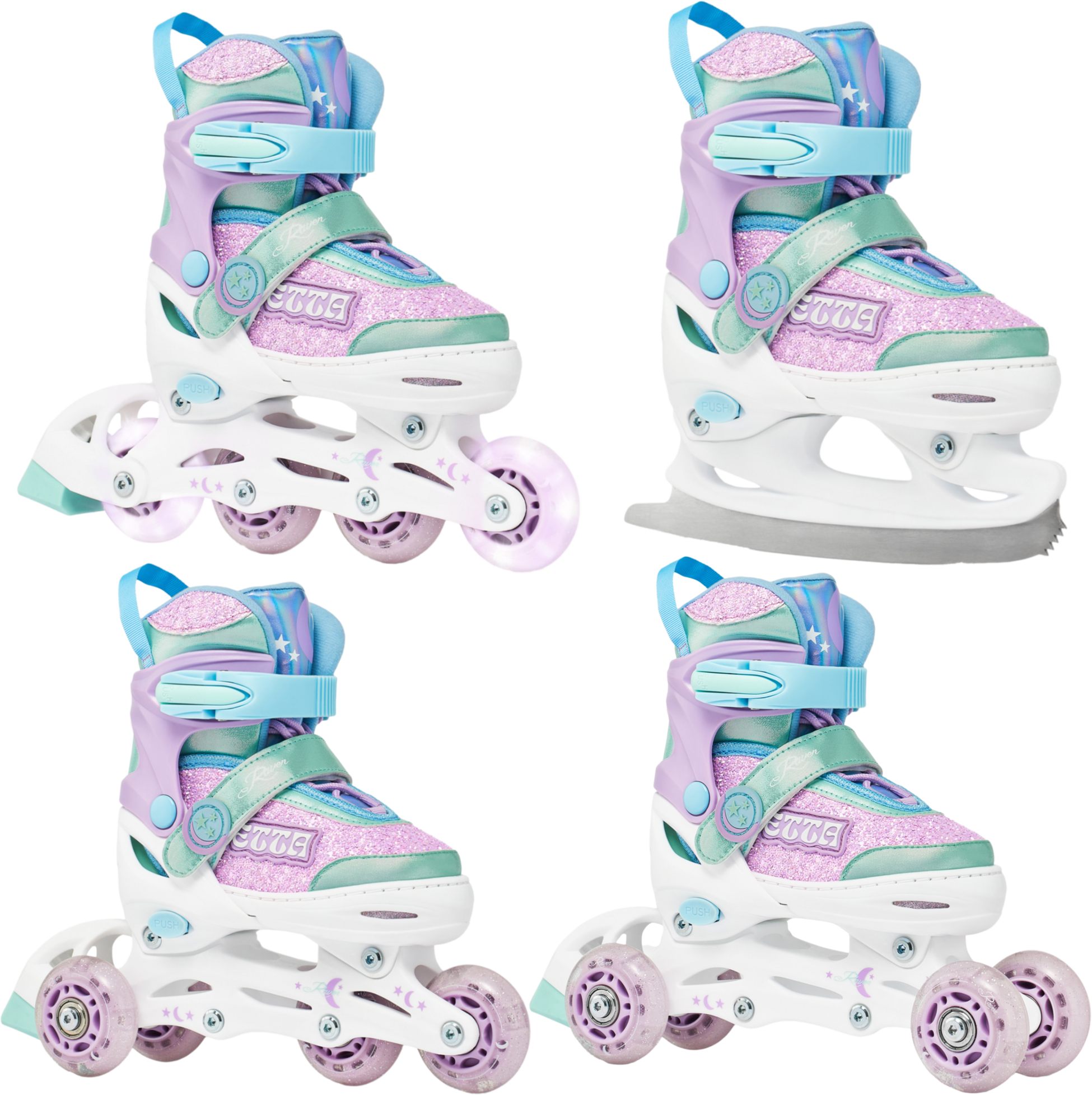 RAVEN, 4in1 Etta (front And Rear Led Wheels)