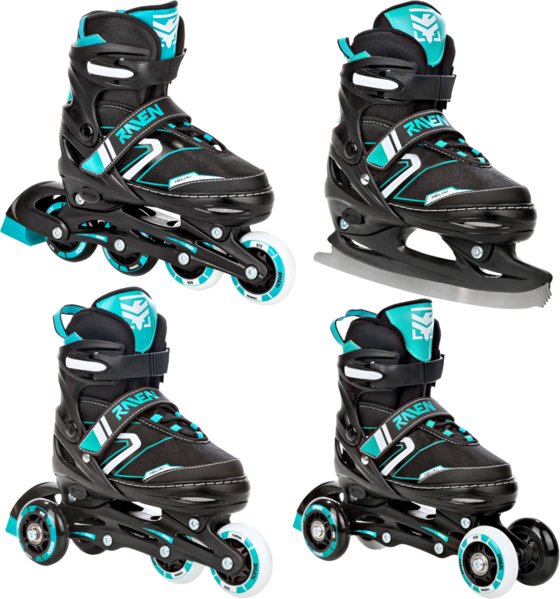 RAVEN, 4in1 Helixi (2 Front Led Wheels)