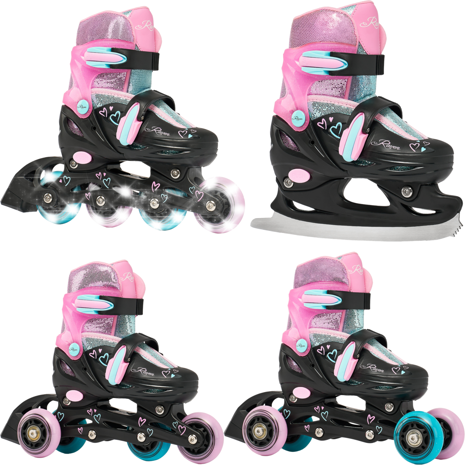 RAVEN, 4in1 Loret (all Led Wheels)