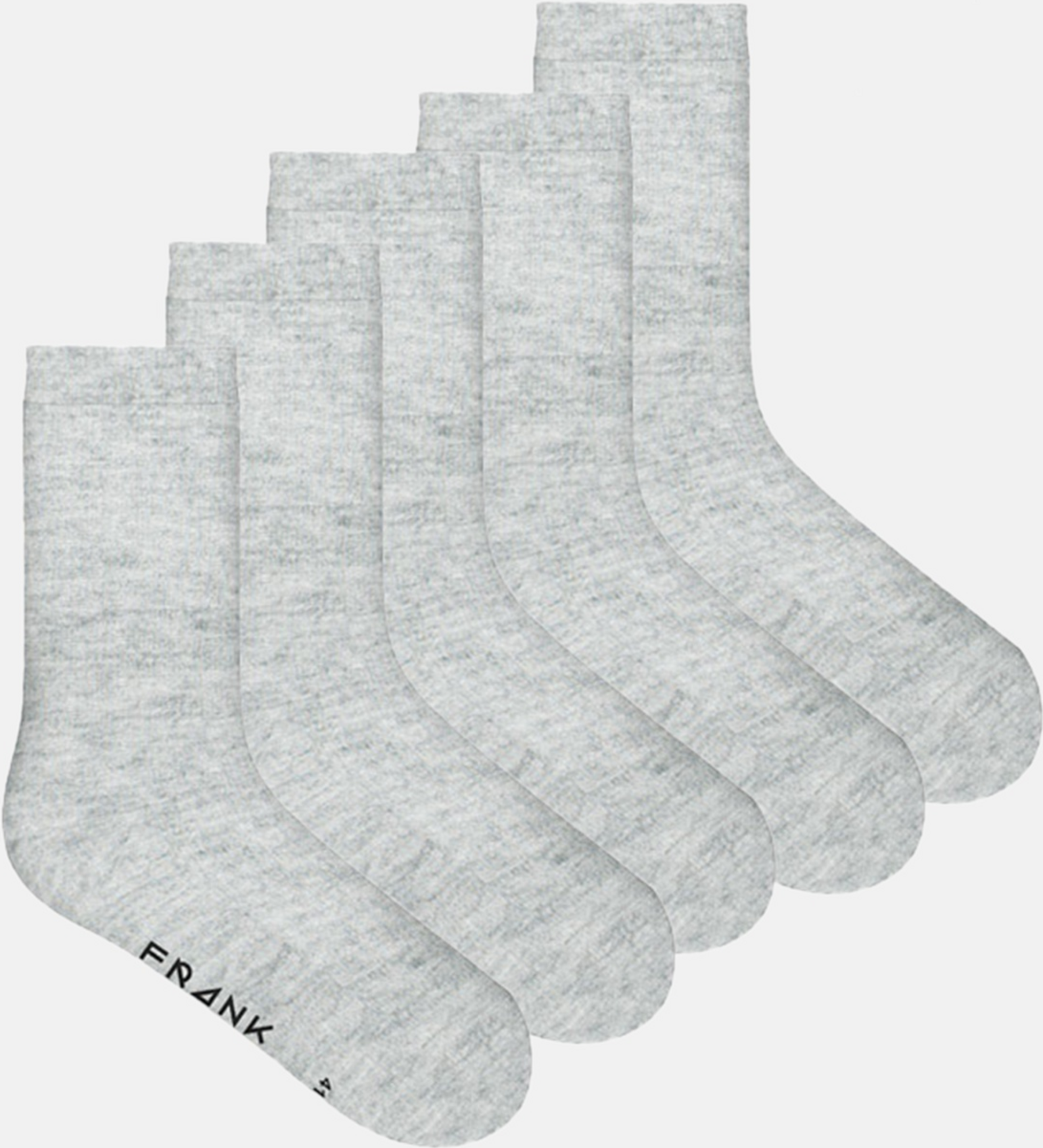 FRANK DANDY, 5-pack Bamboo Solid Crew Sock