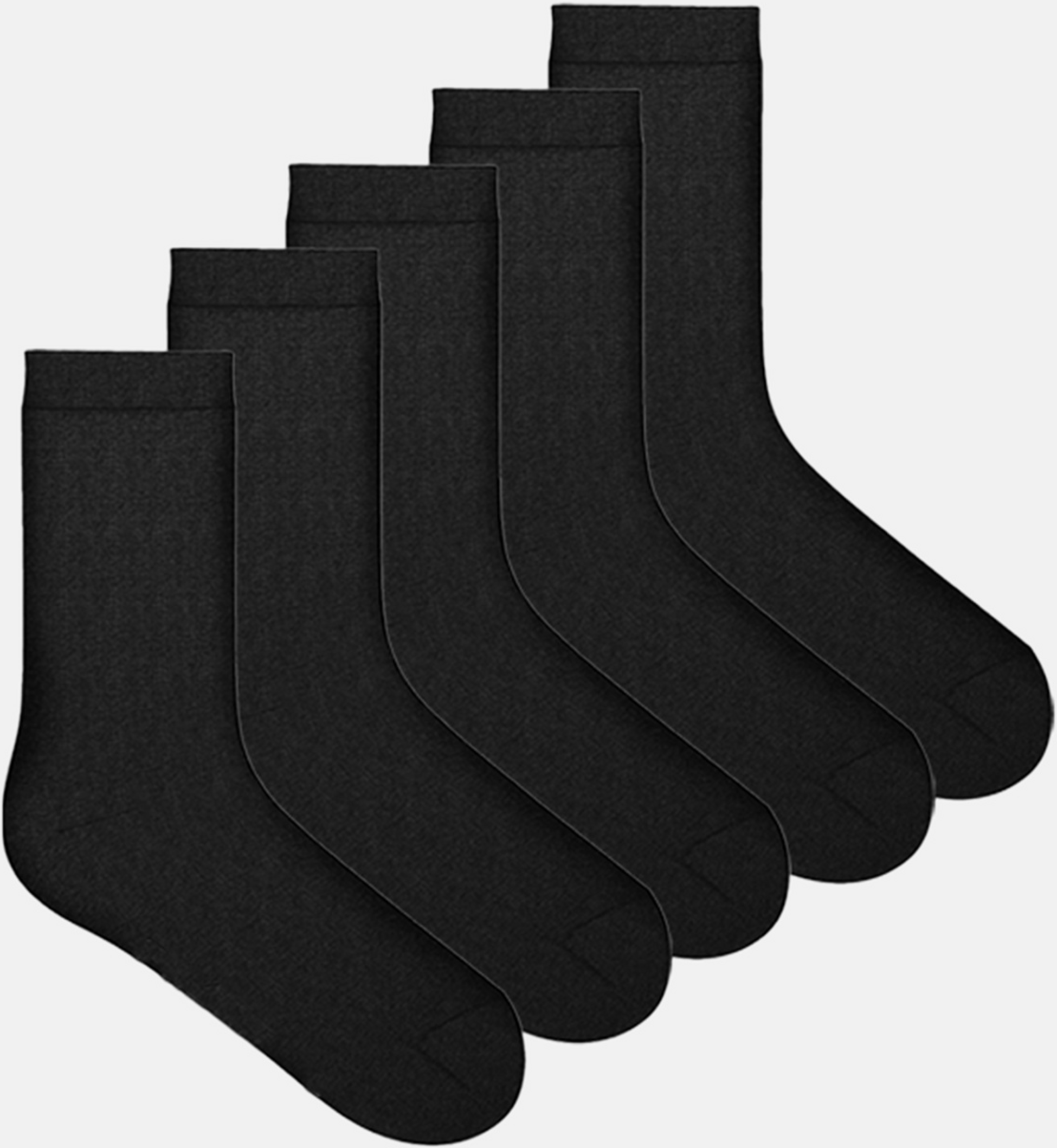 FRANK DANDY, 5-pack Bamboo Solid Crew Sock