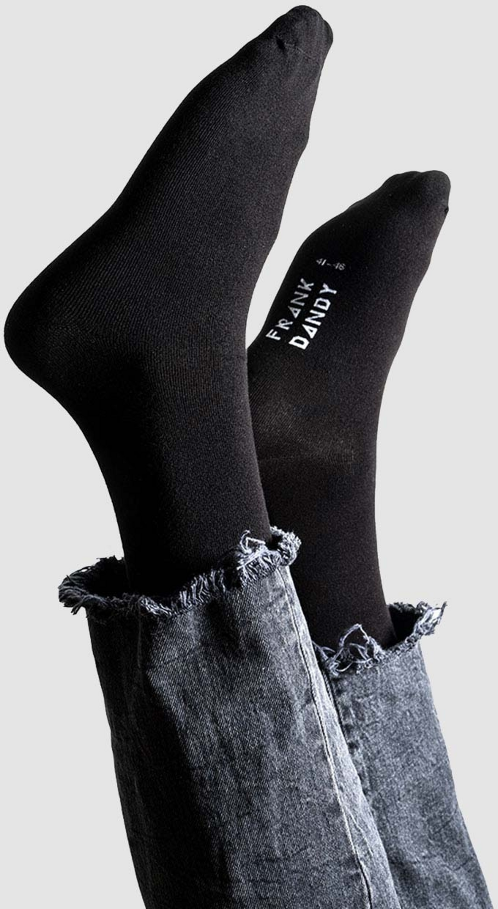 FRANK DANDY, 5-pack Cotton Solid Crew Socks