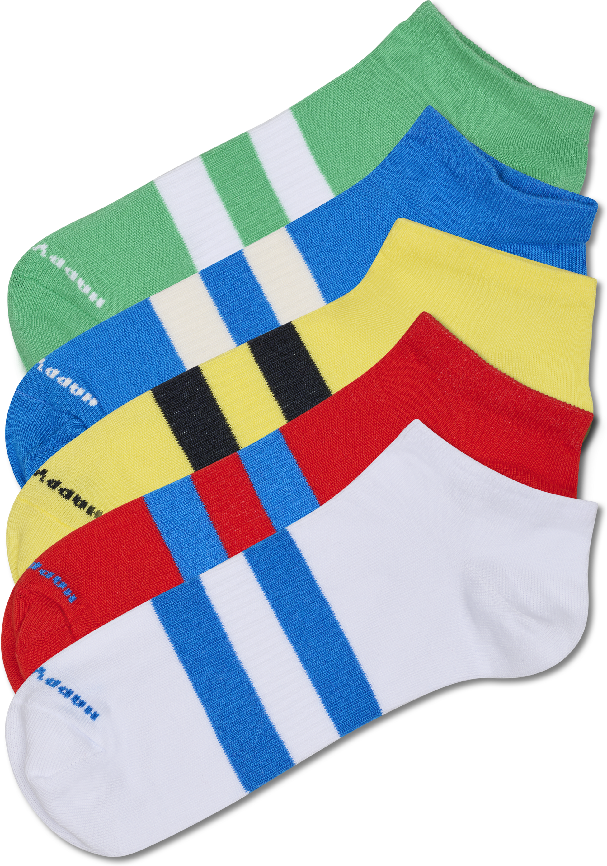 HAPPY SOCKS, 5-pack Solid Low Sneaker Socks