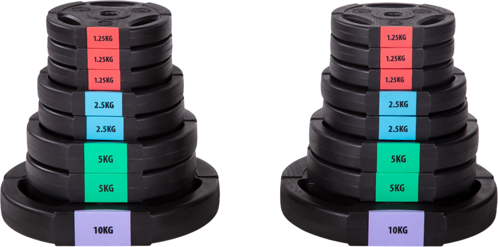 NORTHIX, 62 Kg Composite Weight Set &ndash; 3 Parts