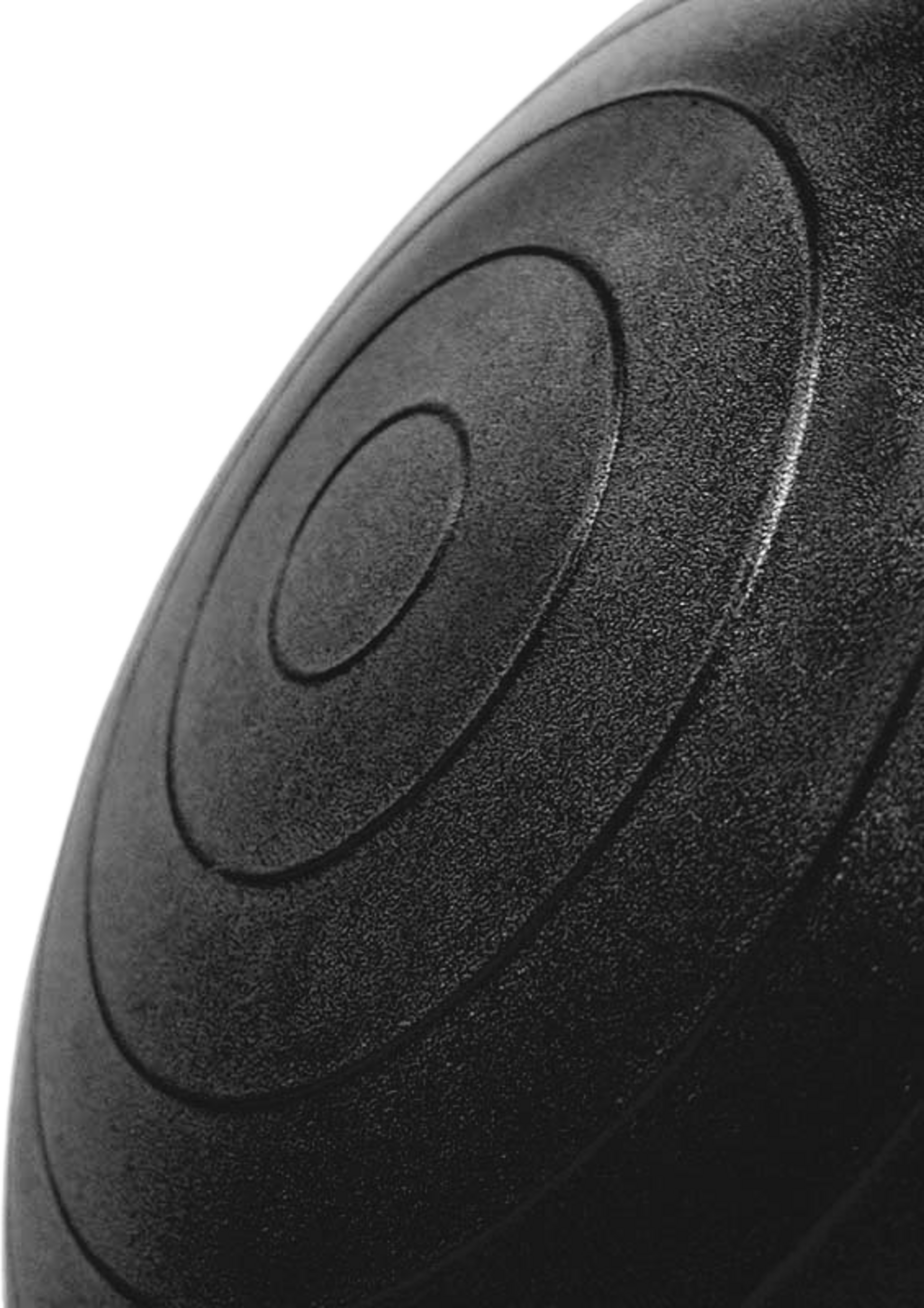 NORTHIX, 65cm Black Gym Ball &ndash; Anti-burst, Non-slip