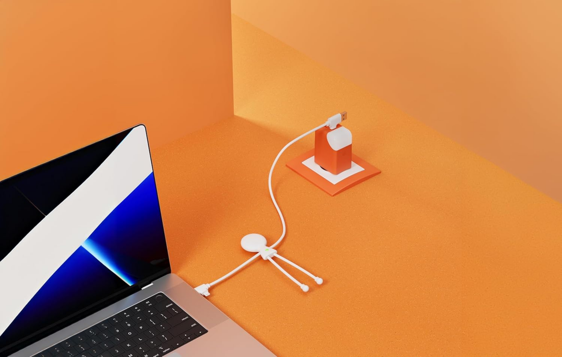 XOOPAR, 65w N&auml;tadapter F&ouml;r Snabbladdning Med Dubbla Portar - Ice-gan R&ouml;d