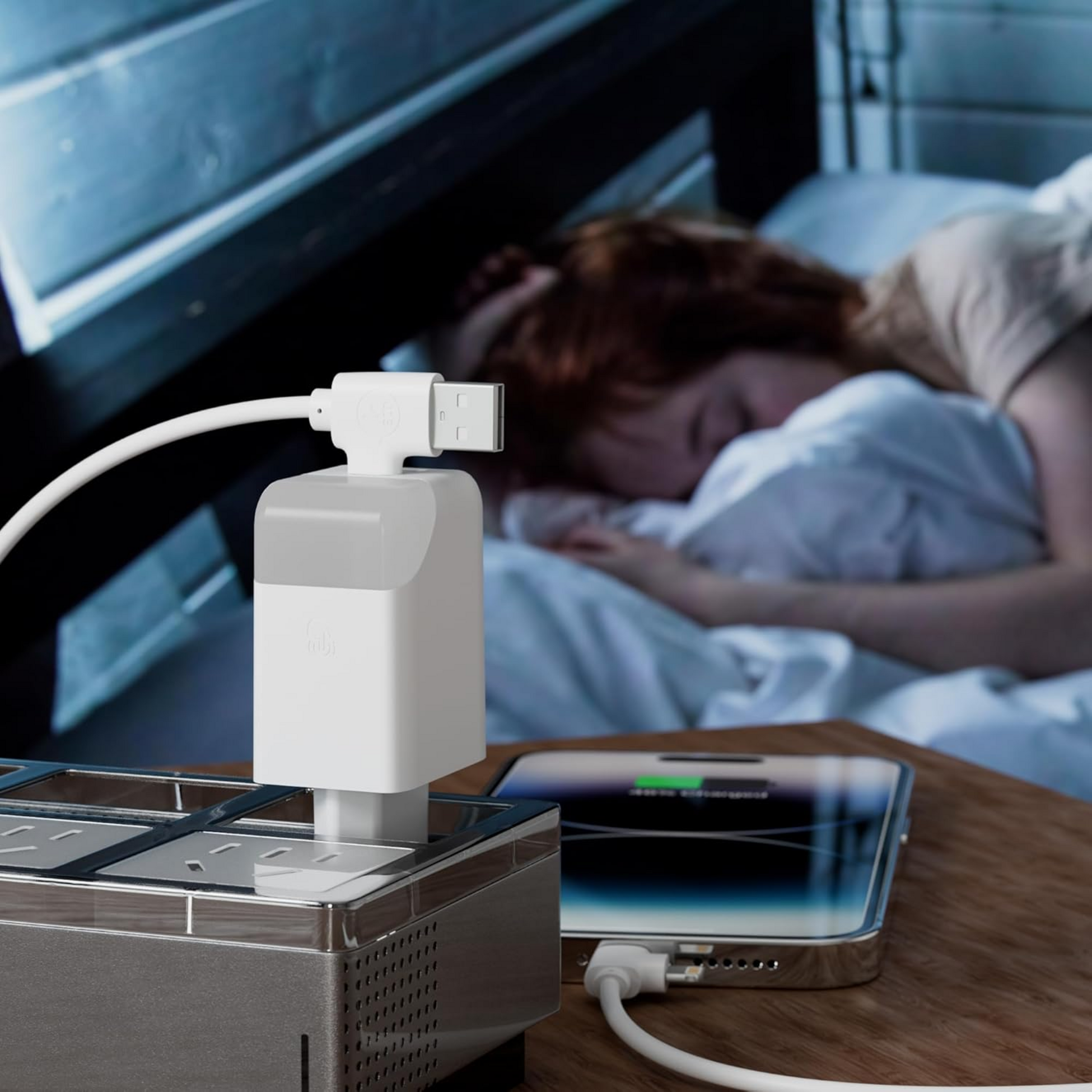 XOOPAR, 65w N&auml;tadapter F&ouml;r Snabbladdning Med Dubbla Portar - Ice-gan Svart