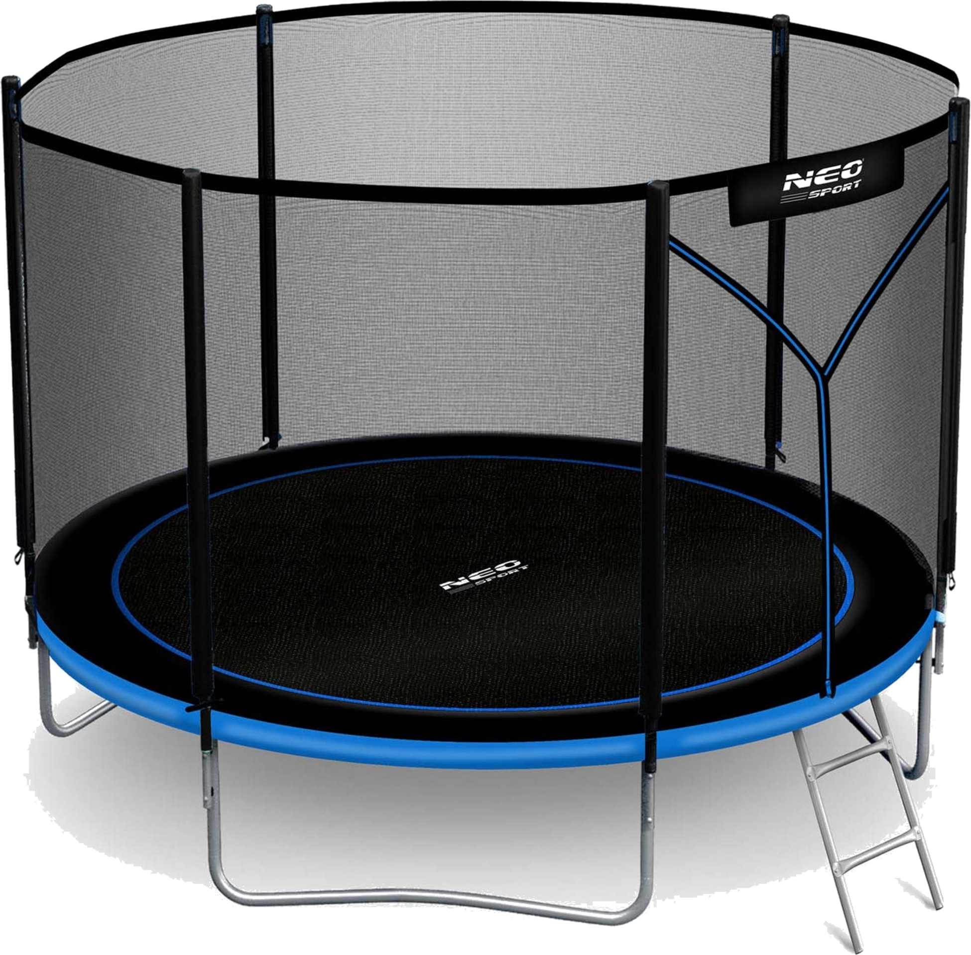 B2X, 6ft/183cm Garden Trampoline With Outdoor Net And Ladder Neo-sport