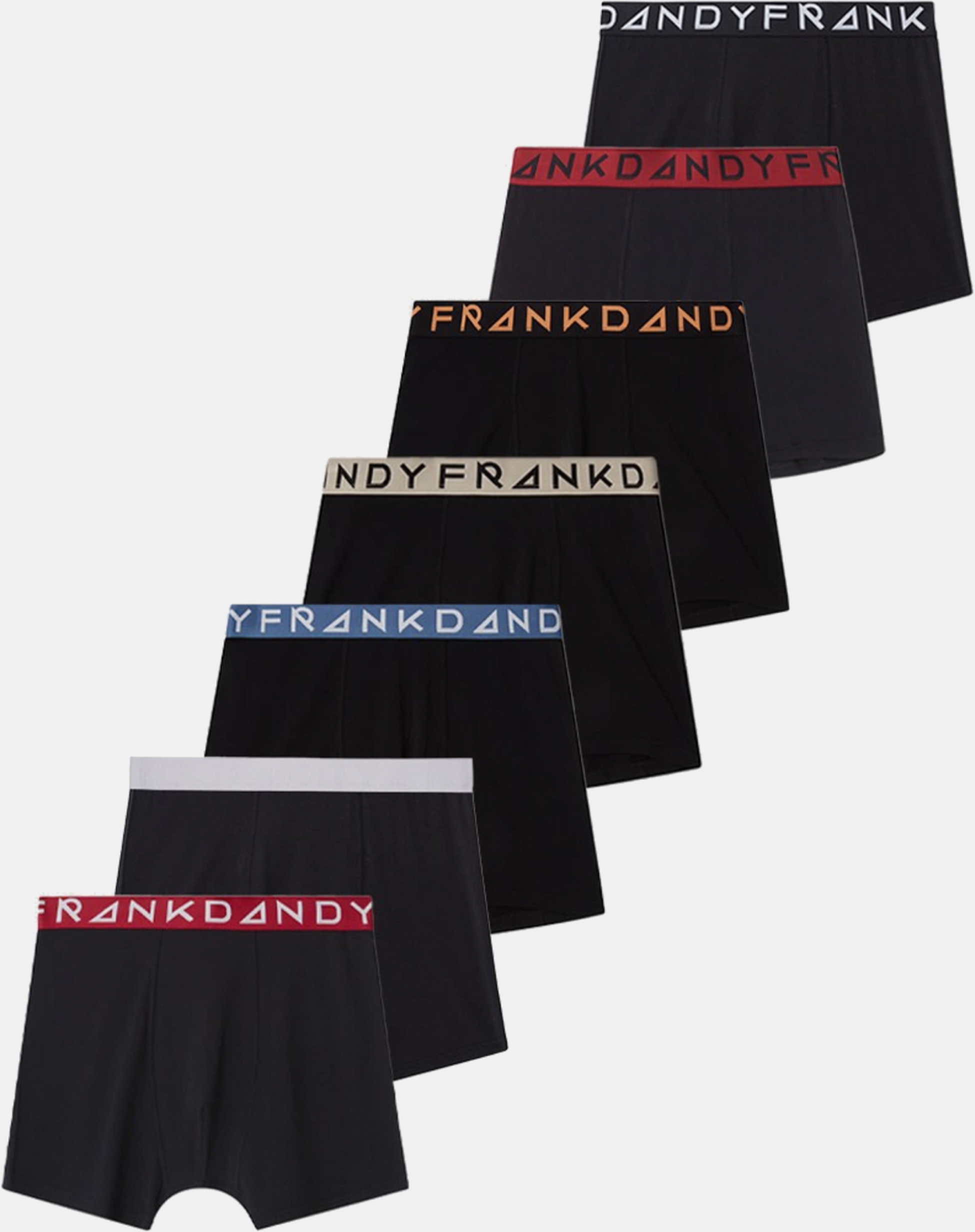 FRANK DANDY, 7-p Solid Tencel Boxer
