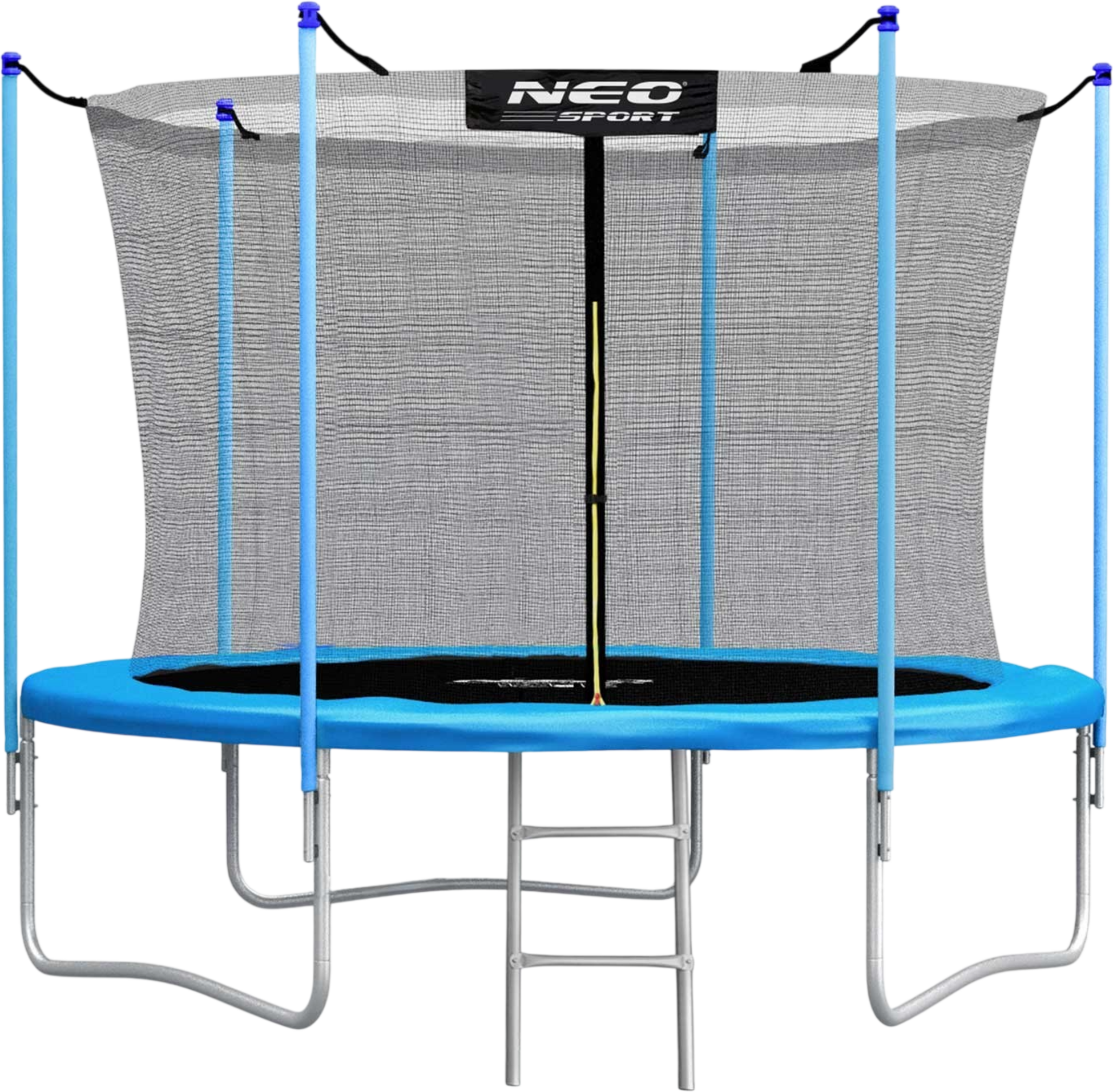 B2X, 8ft/252cm Garden Trampoline With Inner Net And Neo-sport Ladder