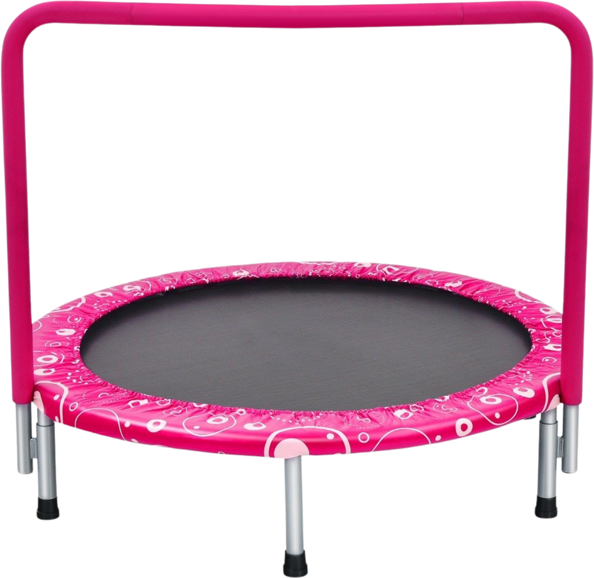 NORTHIX, 92 Cm Children's Trampoline, Mini Trampoline With Handle, Foldable Trampoline, Load Capacity Up To 1