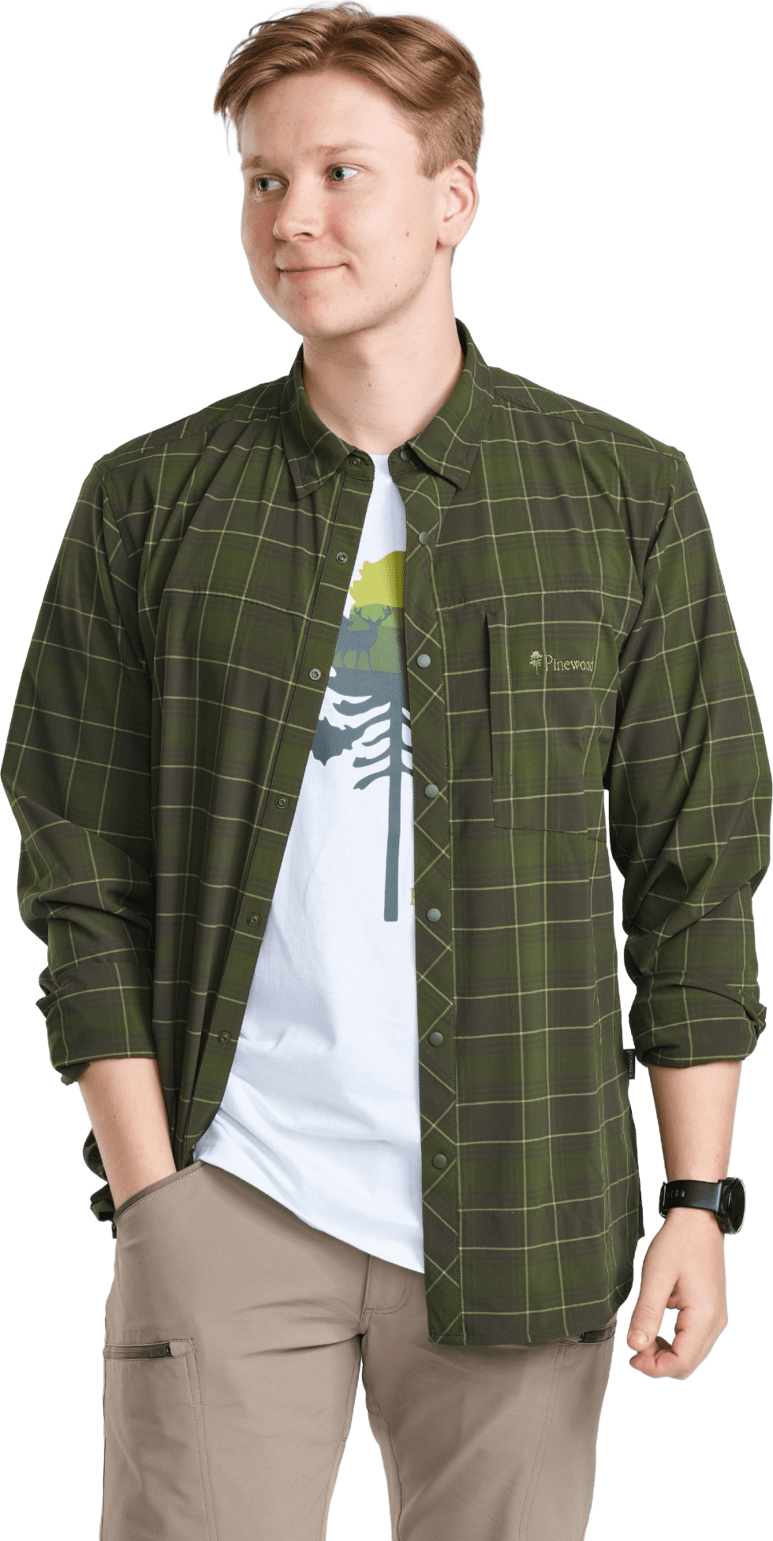 PINEWOOD, Abisko Trekking L/s Shirt