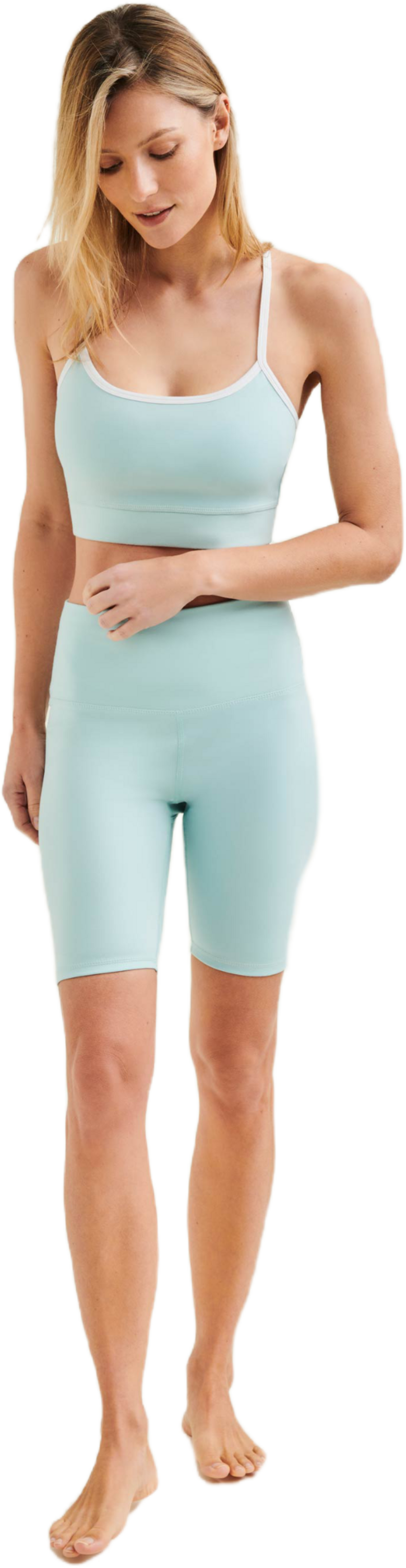 WELLICIOUS, Active Shorts - High Waist - Sea Green