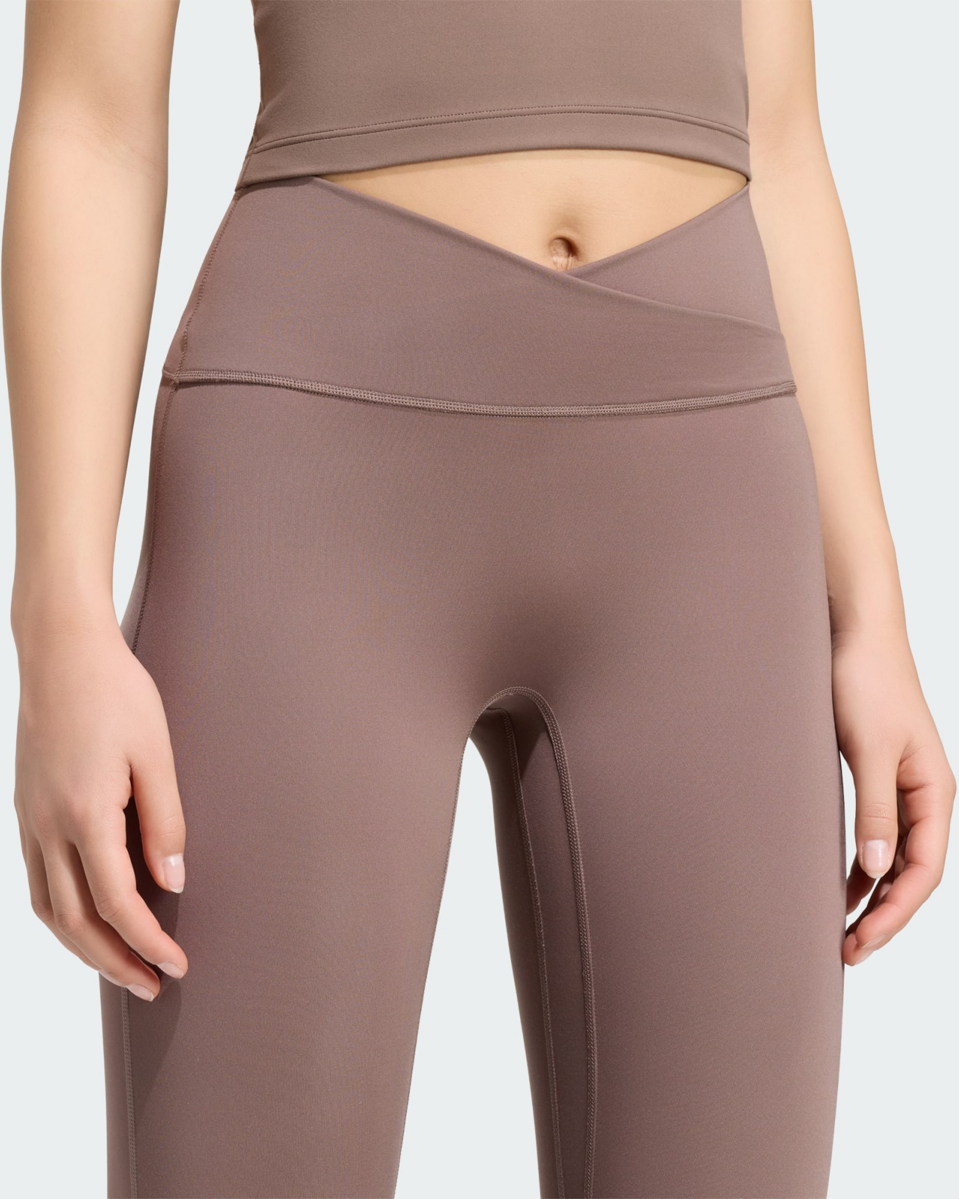 ADIDAS, Adidas 3 Stripes Studio All Me 7/8 X-over Leggings