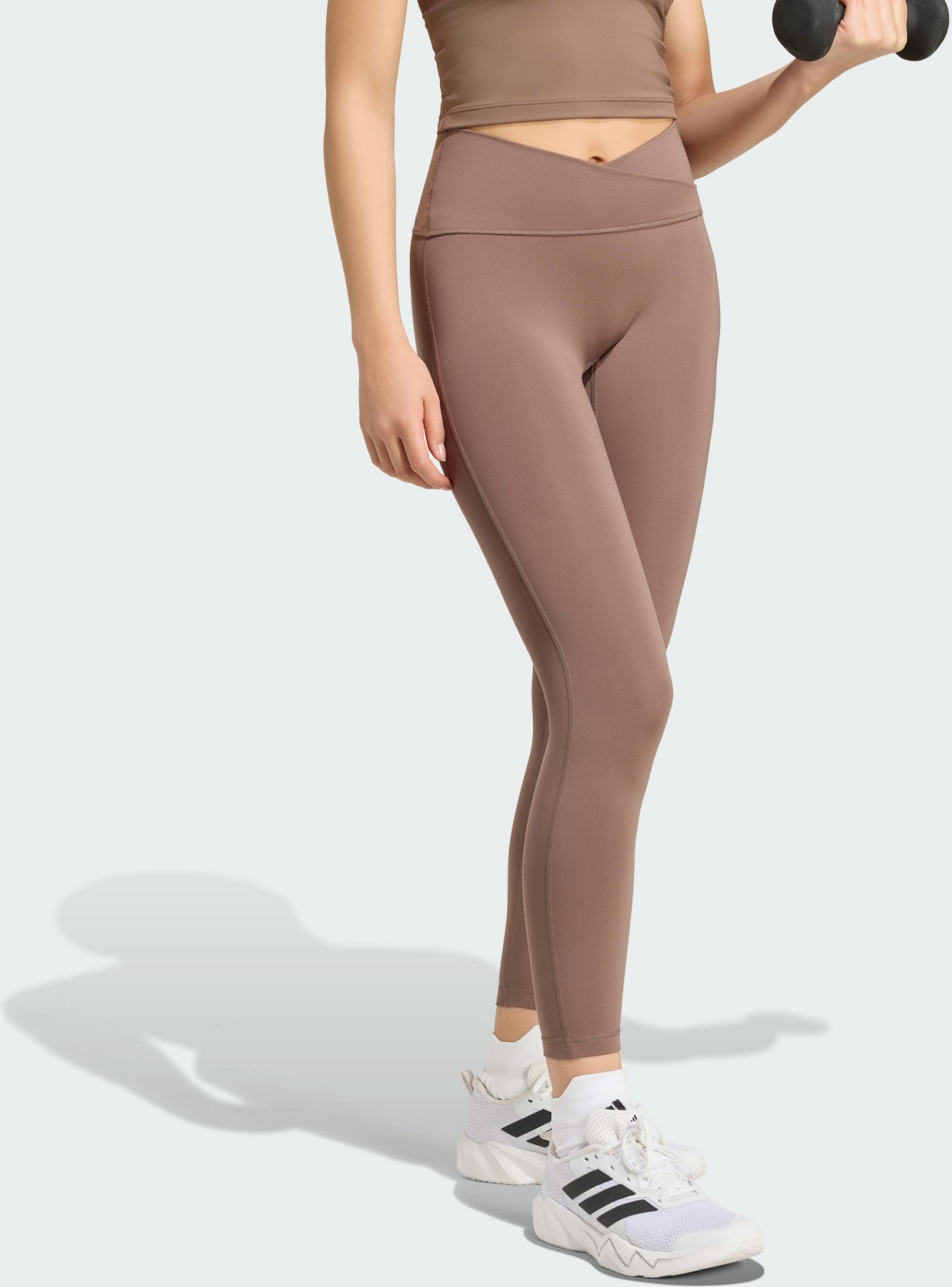 ADIDAS, Adidas 3 Stripes Studio All Me 7/8 X-over Leggings