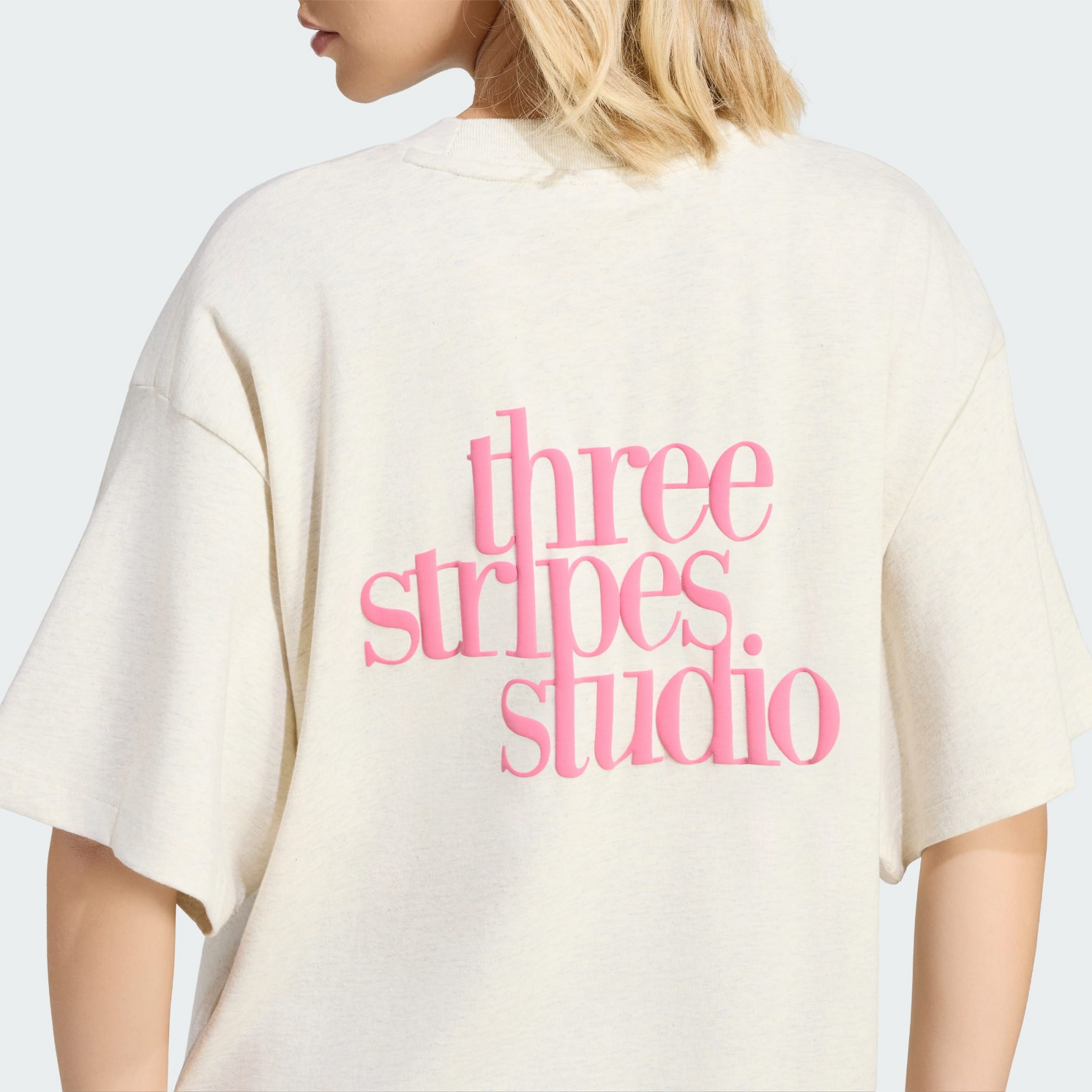 ADIDAS, Adidas 3 Stripes Studio Boyfriend T-shirt