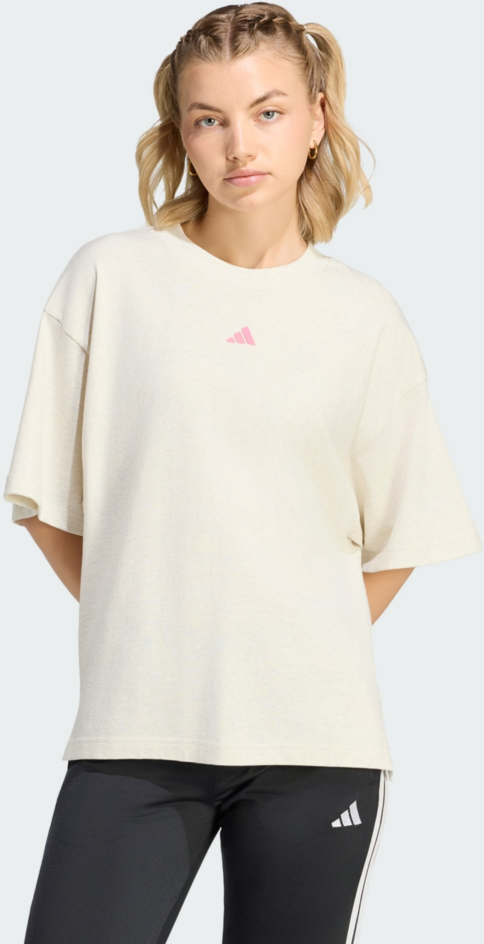 ADIDAS, Adidas 3 Stripes Studio Boyfriend T-shirt