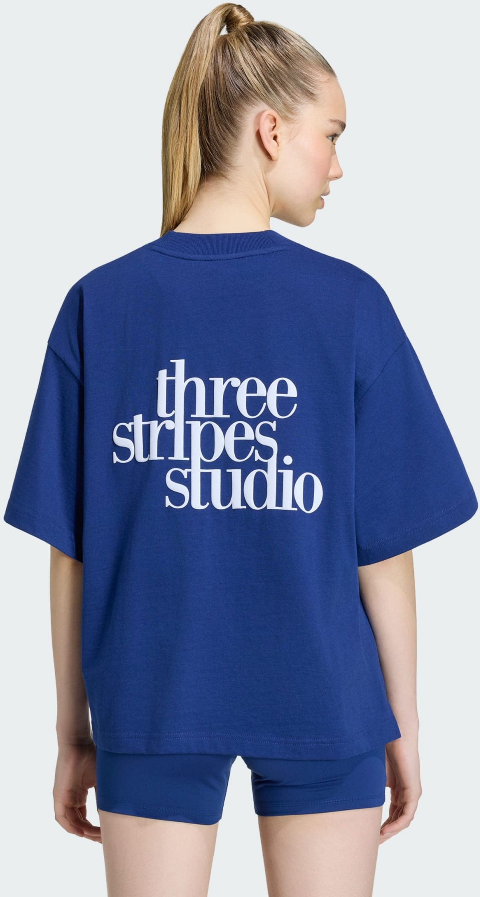 ADIDAS, Adidas 3 Stripes Studio Boyfriend T-shirt