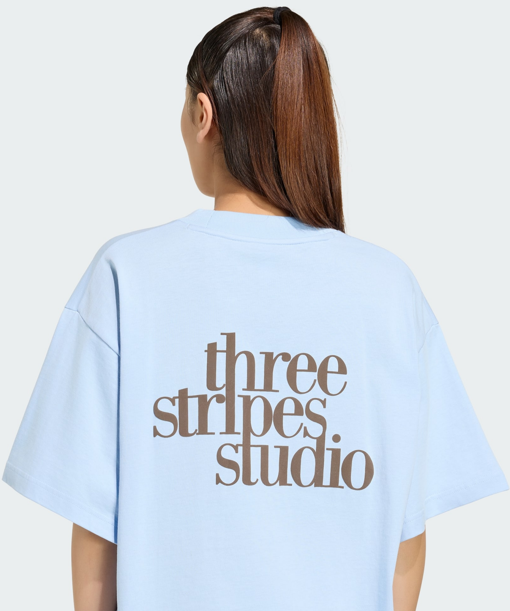 ADIDAS, Adidas 3 Stripes Studio Boyfriend T-shirt