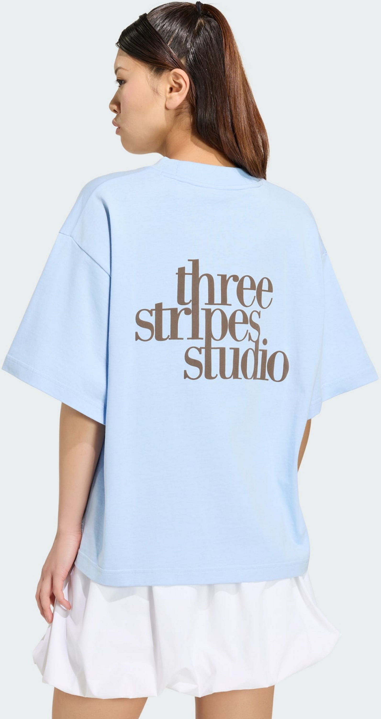 ADIDAS, Adidas 3 Stripes Studio Boyfriend T-shirt