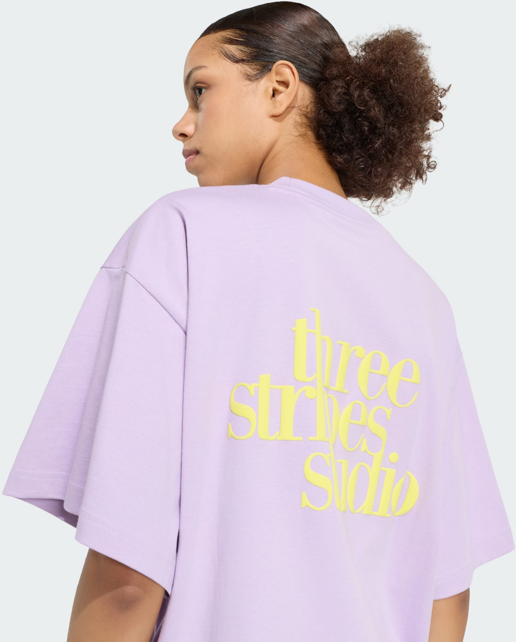 ADIDAS, Adidas 3 Stripes Studio Boyfriend T-shirt