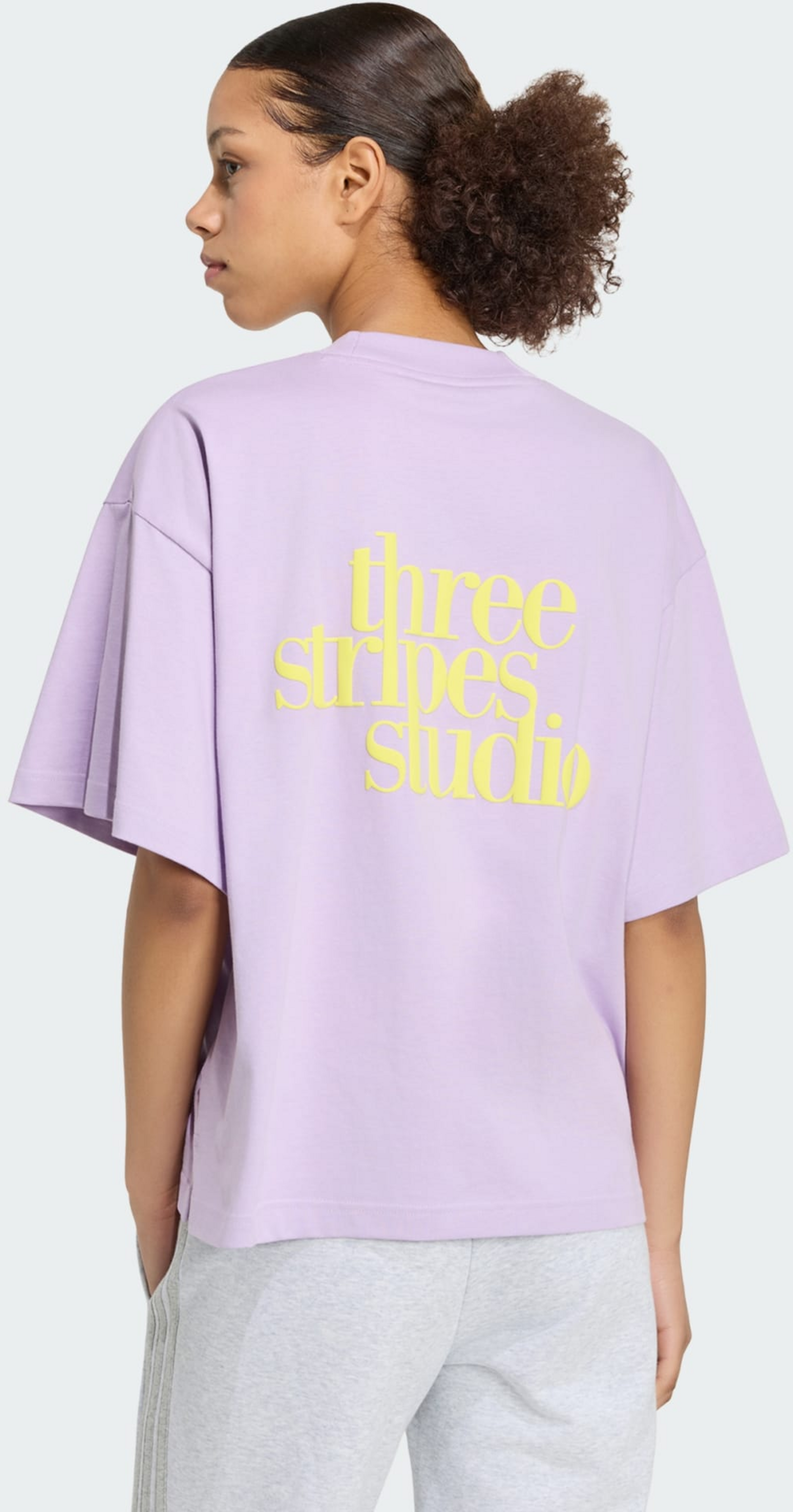 ADIDAS, Adidas 3 Stripes Studio Boyfriend T-shirt