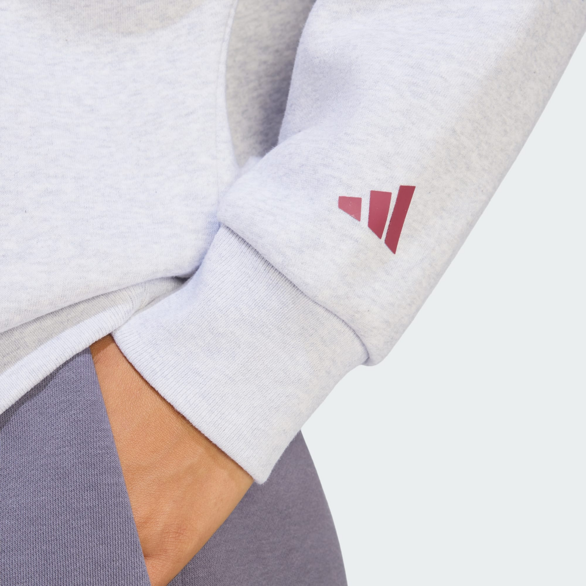 ADIDAS, Adidas 3 Stripes Studio Fl Hoodie