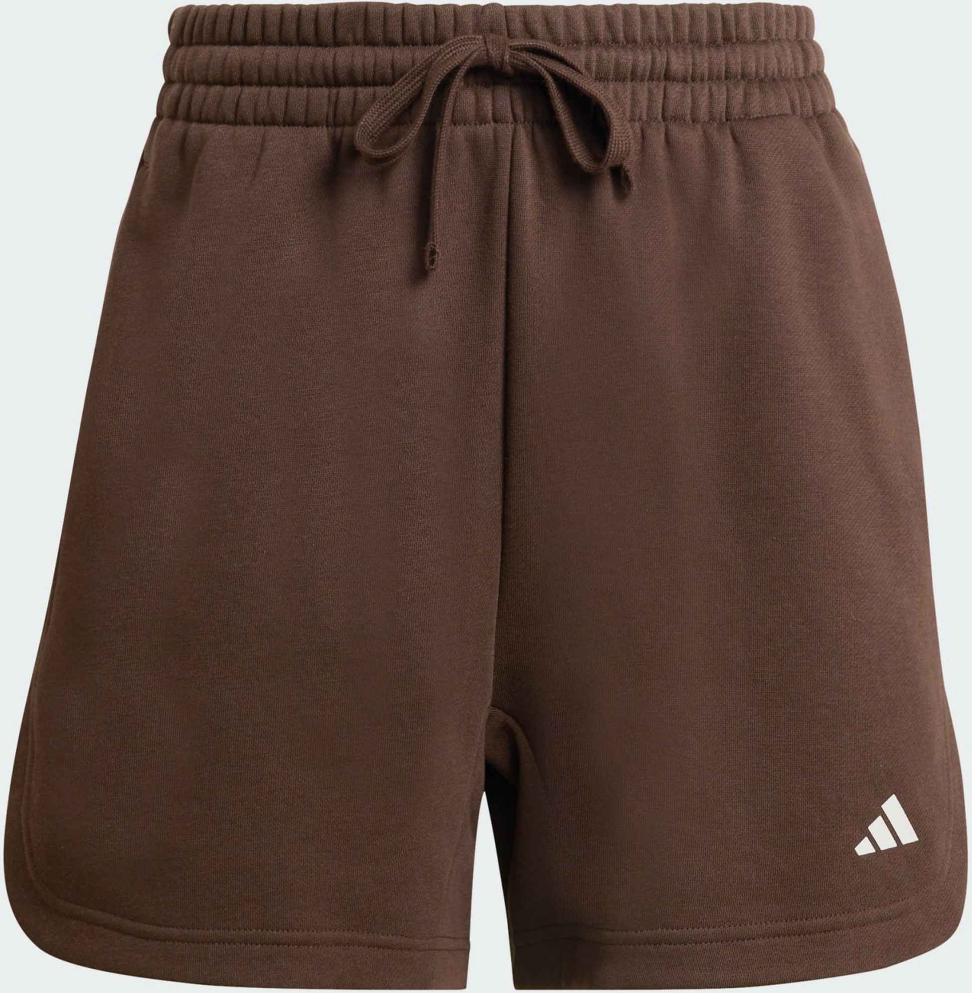 ADIDAS, Adidas 3 Stripes Studio Fleece Loose Shorts