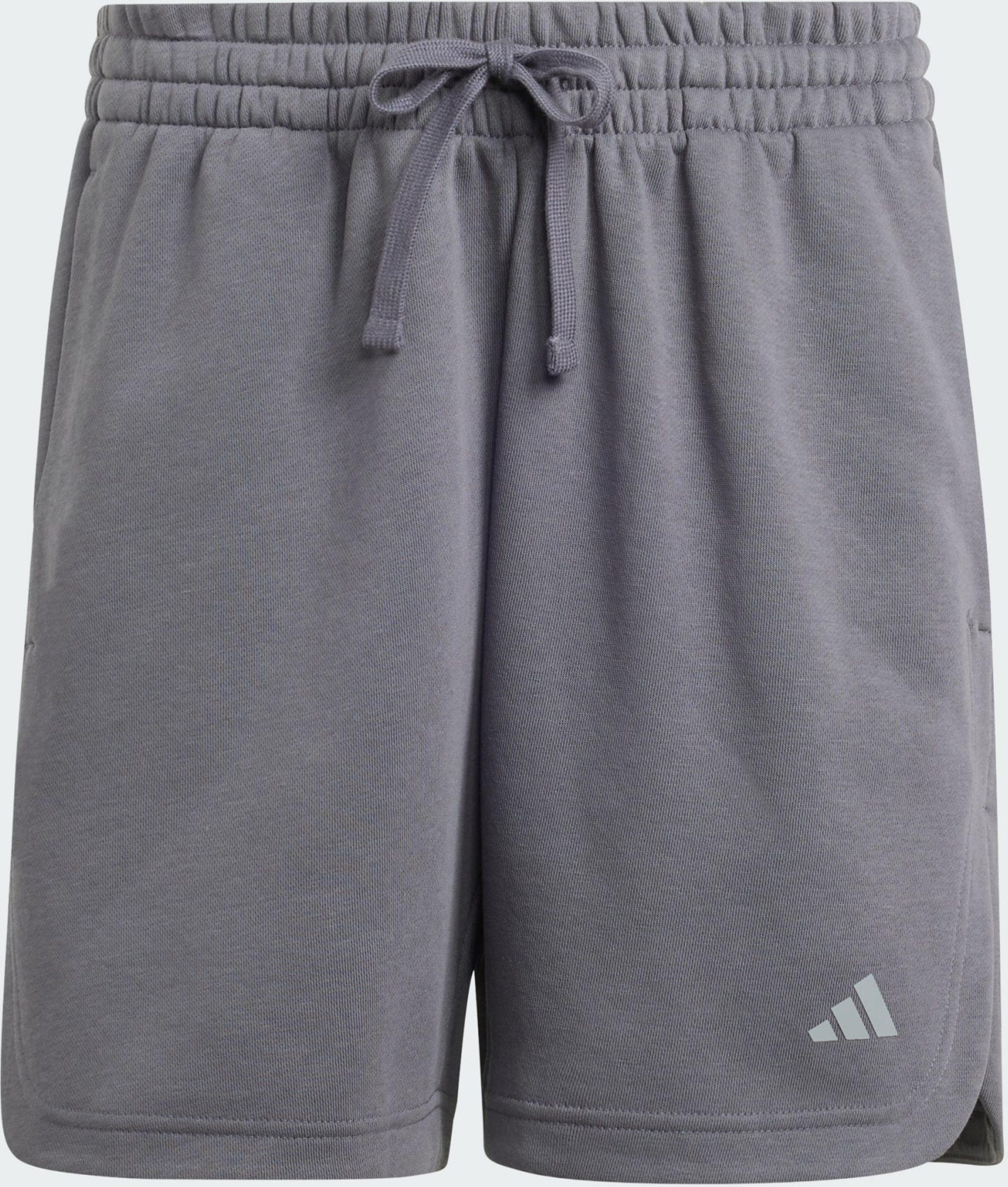 ADIDAS, Adidas 3 Stripes Studio Fleece Loose Shorts