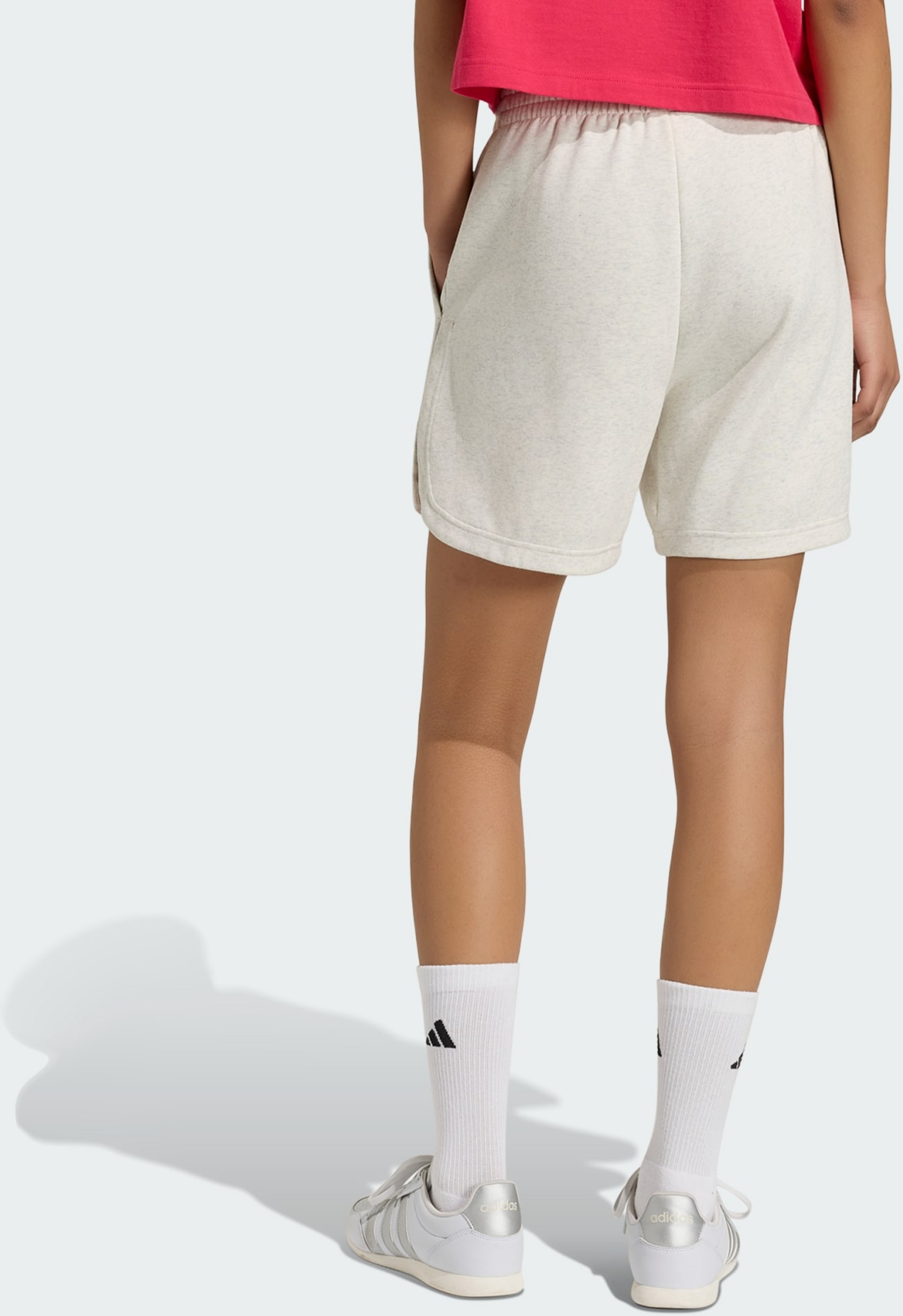 ADIDAS, Adidas 3 Stripes Studio Fleece Loose Shorts