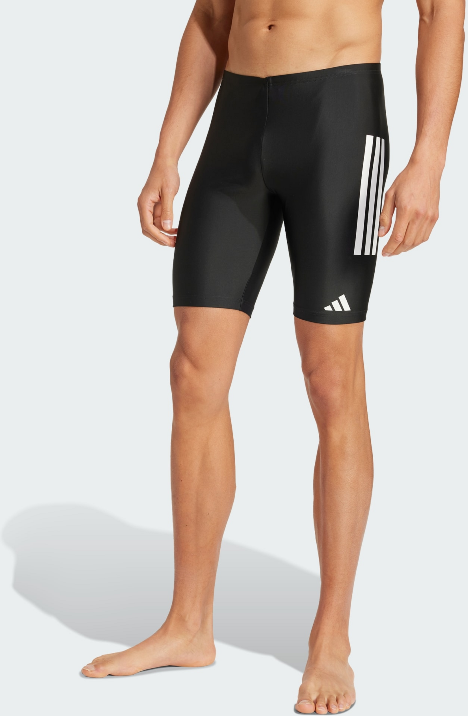 ADIDAS, Adidas 3-stripes 8-inch  Swim Jammers