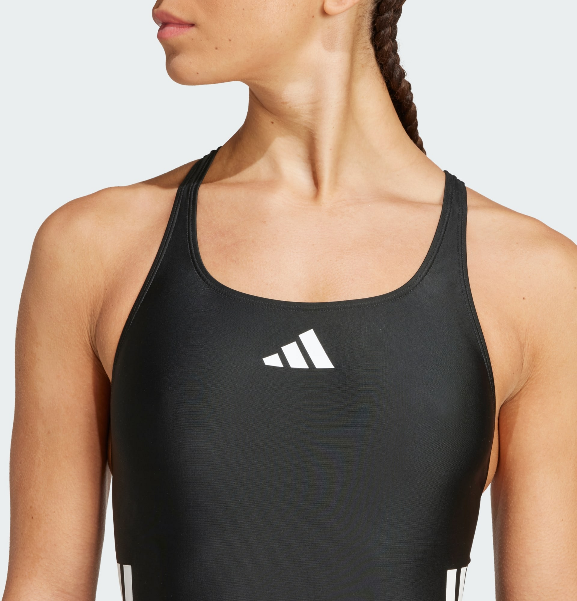 ADIDAS, Adidas 3-stripes C-back Baddräkt