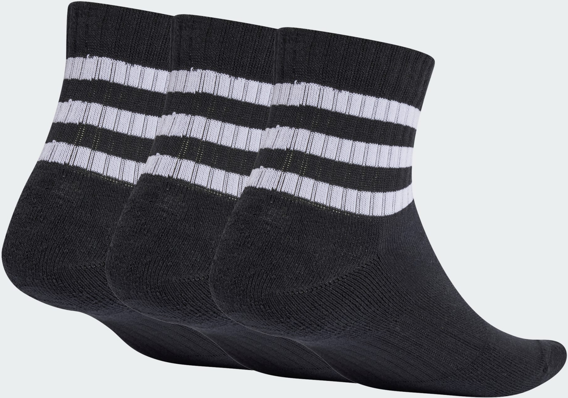 ADIDAS, Adidas 3-stripes Cushioned Sportswear Low-cut Strumpor 3-pack