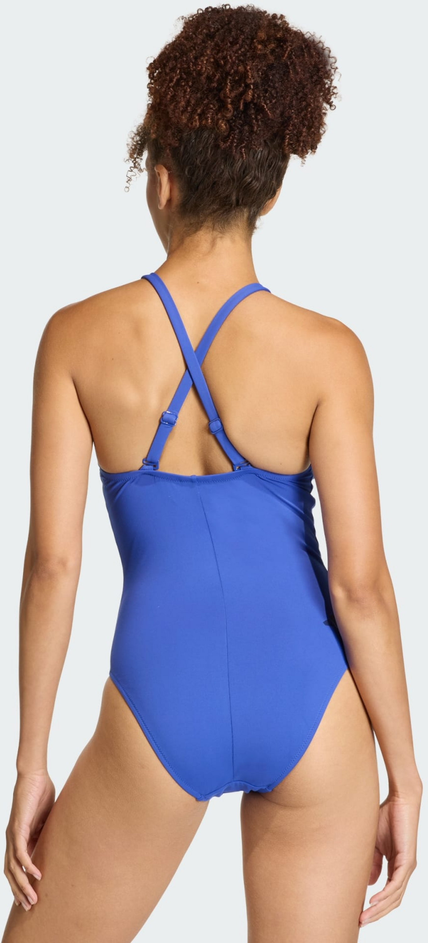 ADIDAS, Adidas 3-stripes High Neck 2-way Straps Peachsoft Baddräkt