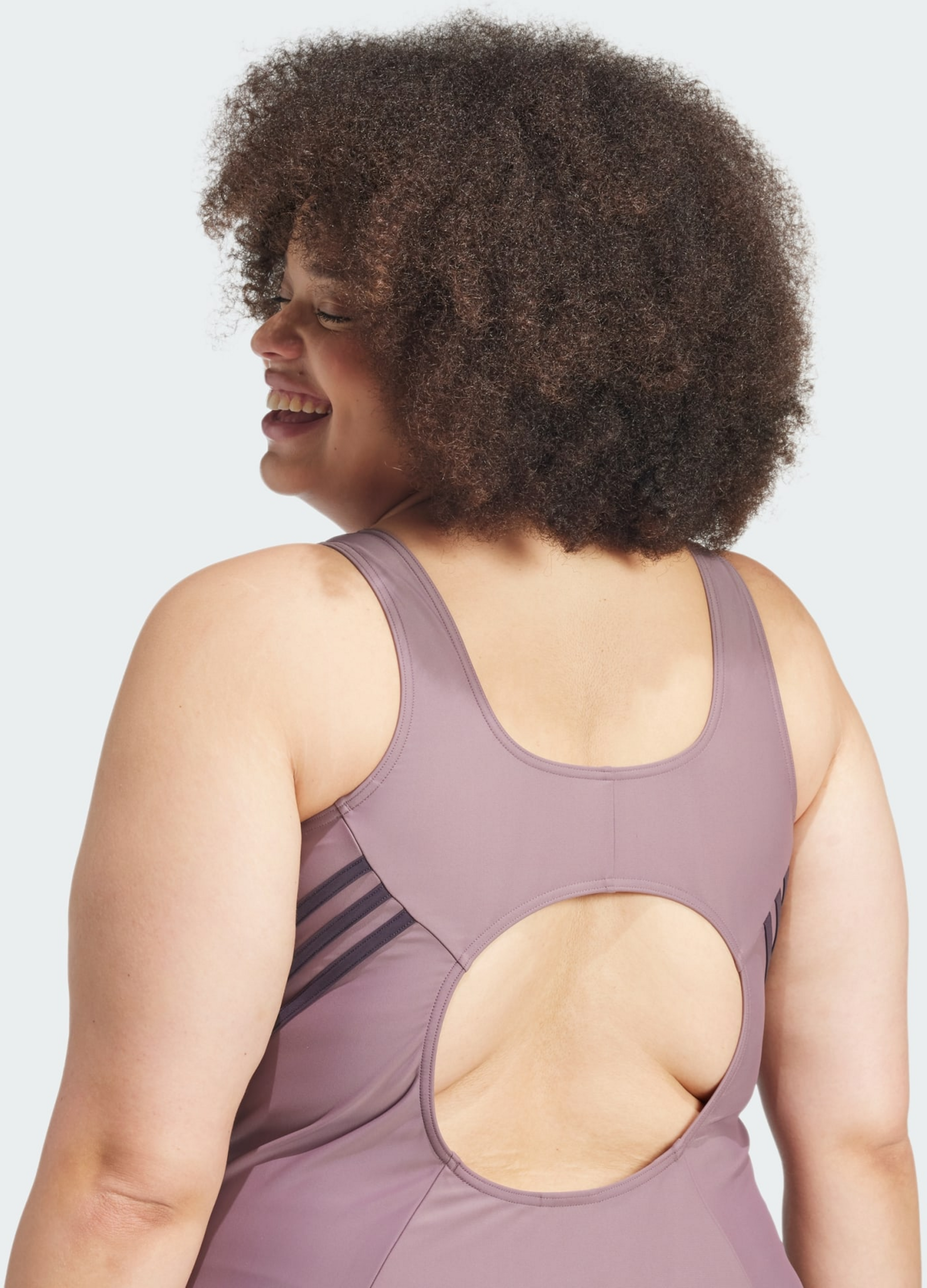 ADIDAS, Adidas 3-stripes Swim Suit (plus Size)