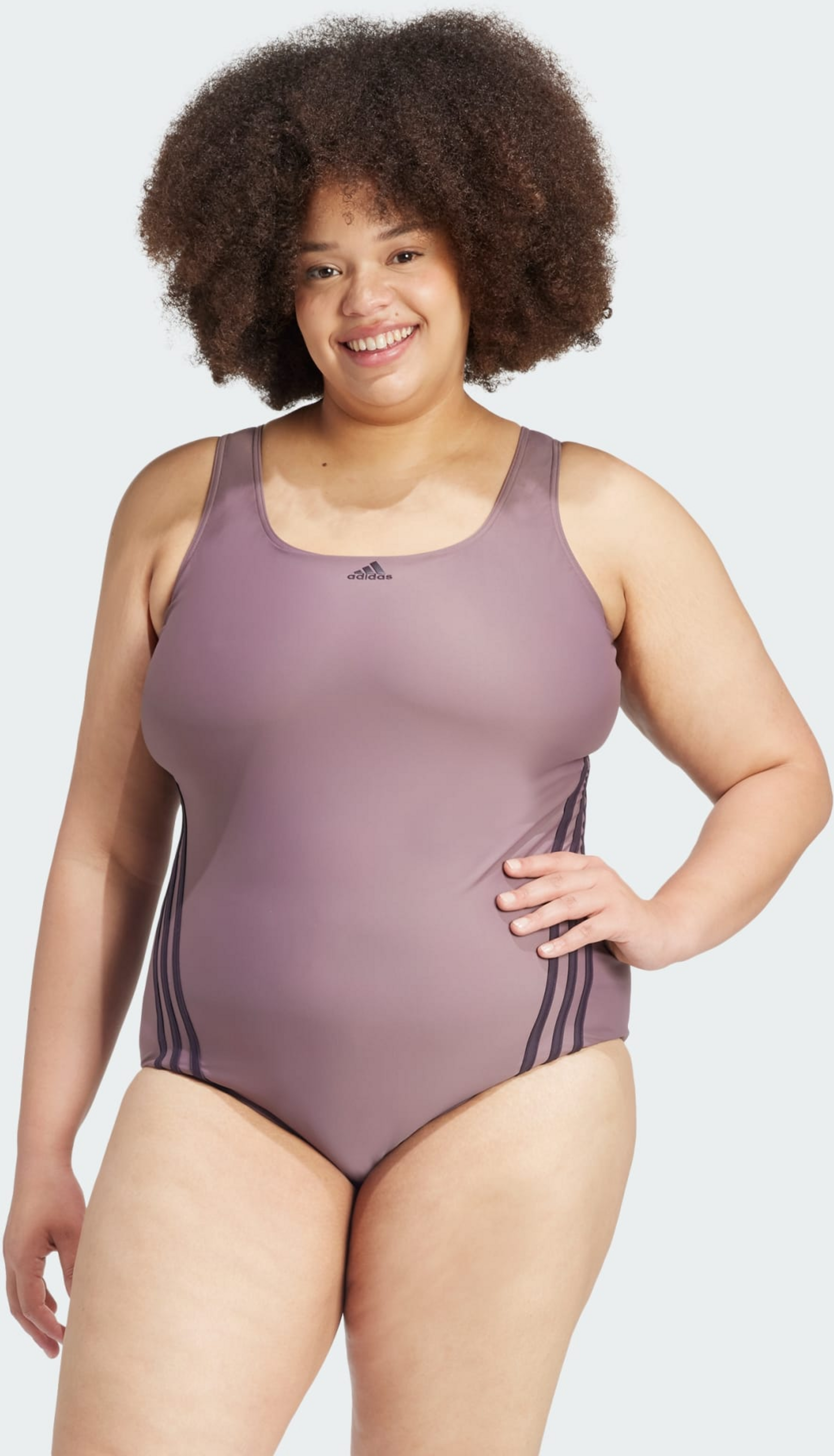 ADIDAS, Adidas 3-stripes Swim Suit (plus Size)