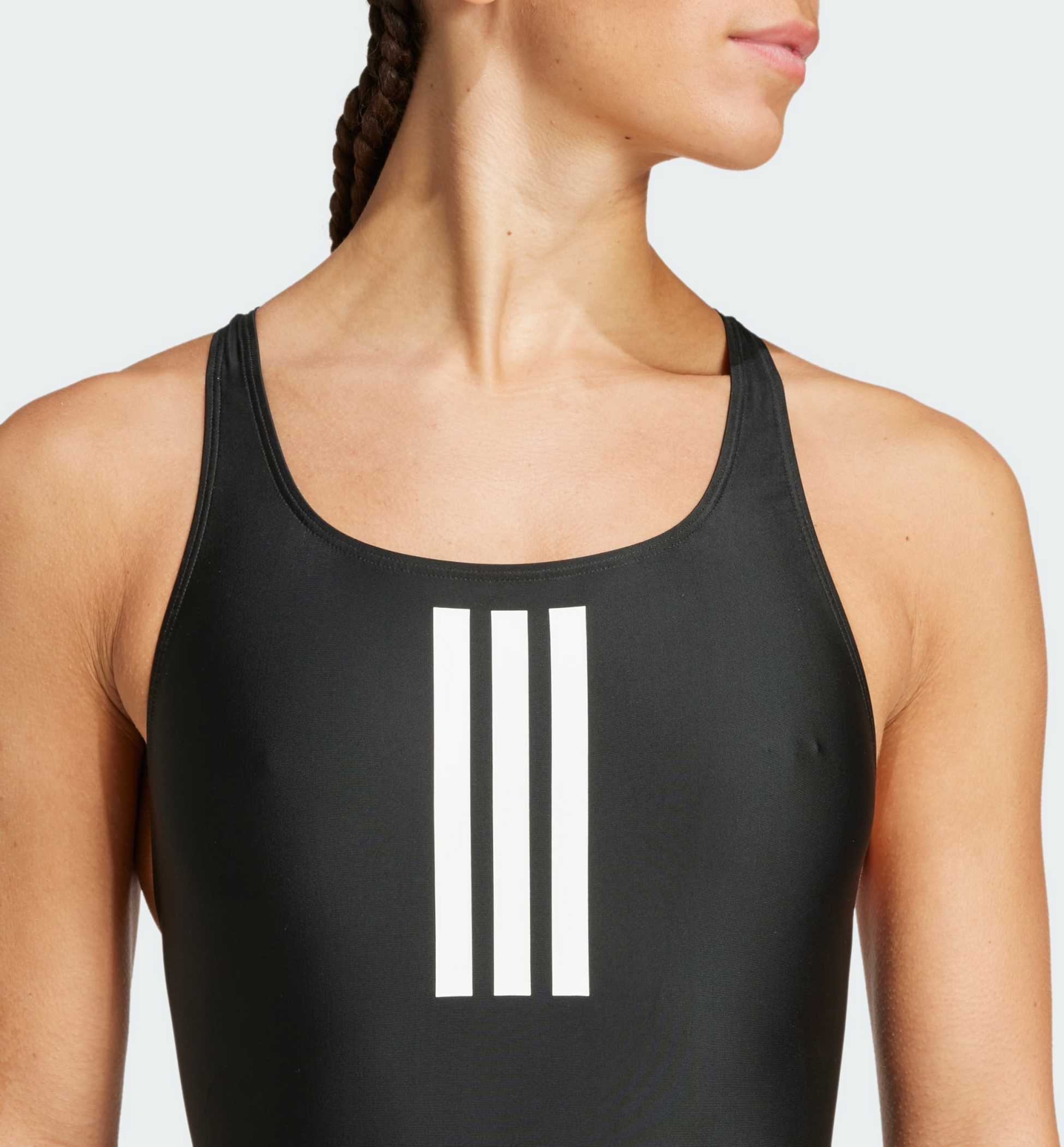 ADIDAS, Adidas 3-stripes V-back Baddräkt