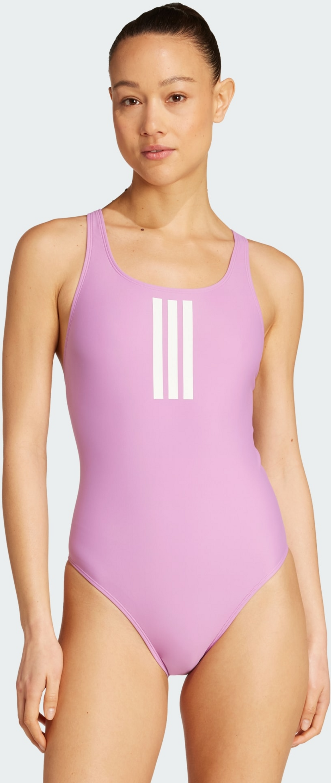 ADIDAS, Adidas 3-stripes V-back Baddräkt