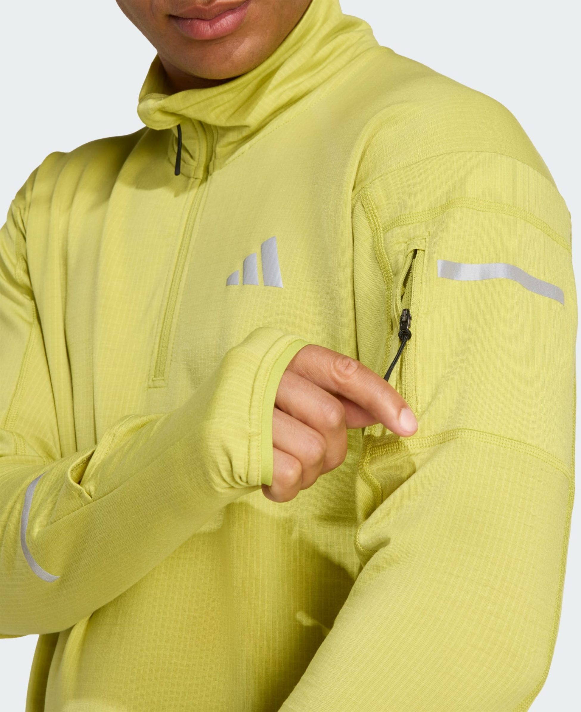 ADIDAS, Adidas Adi365 Running Climawarm+ Tröja Med Halv Dragkedja